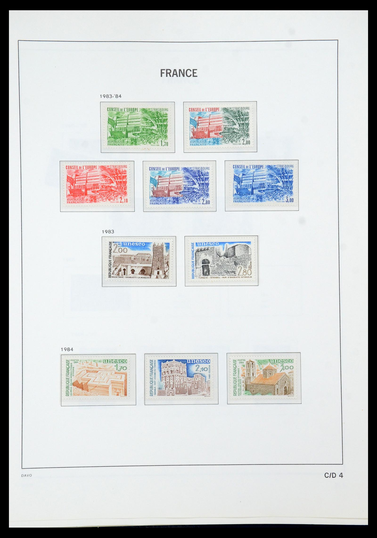 35930 245 - Stamp collection 35930 France 1849-1990.