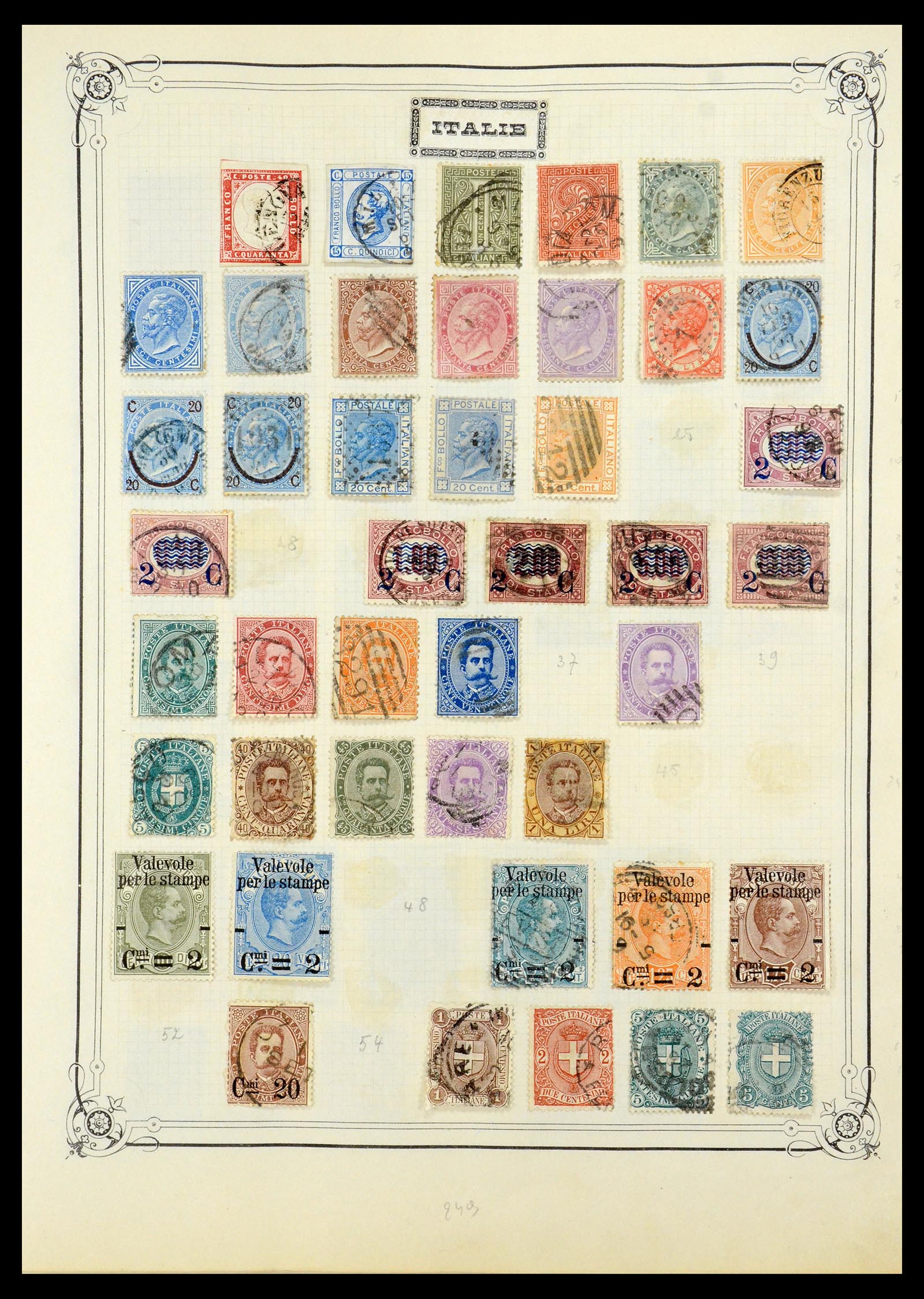35932 001 - Stamp Collection 35932 Italy 1862-1980.