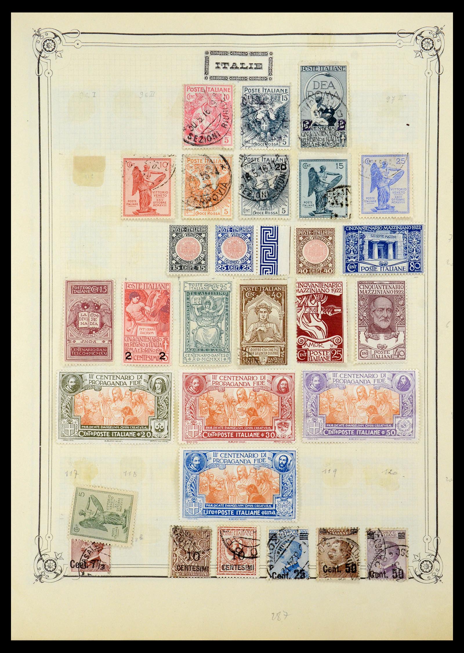 35932 003 - Postzegelverzameling 35932 Italië 1862-1980.