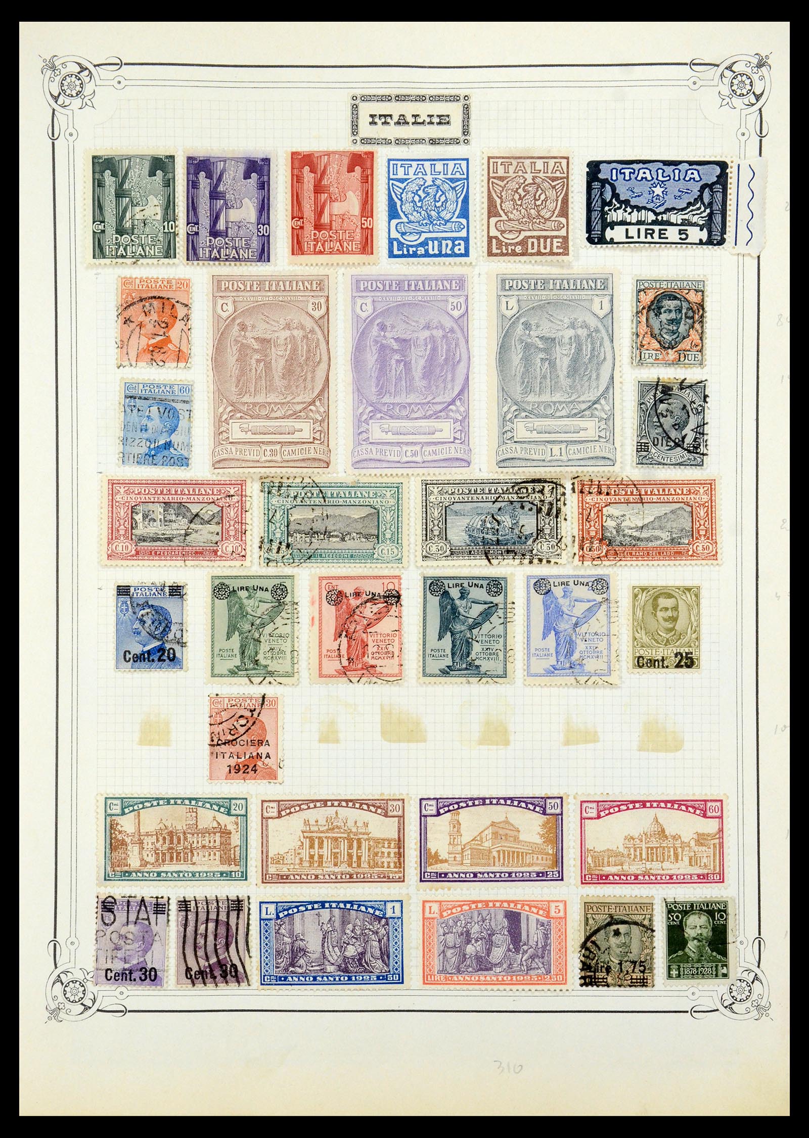 35932 004 - Postzegelverzameling 35932 Italië 1862-1980.