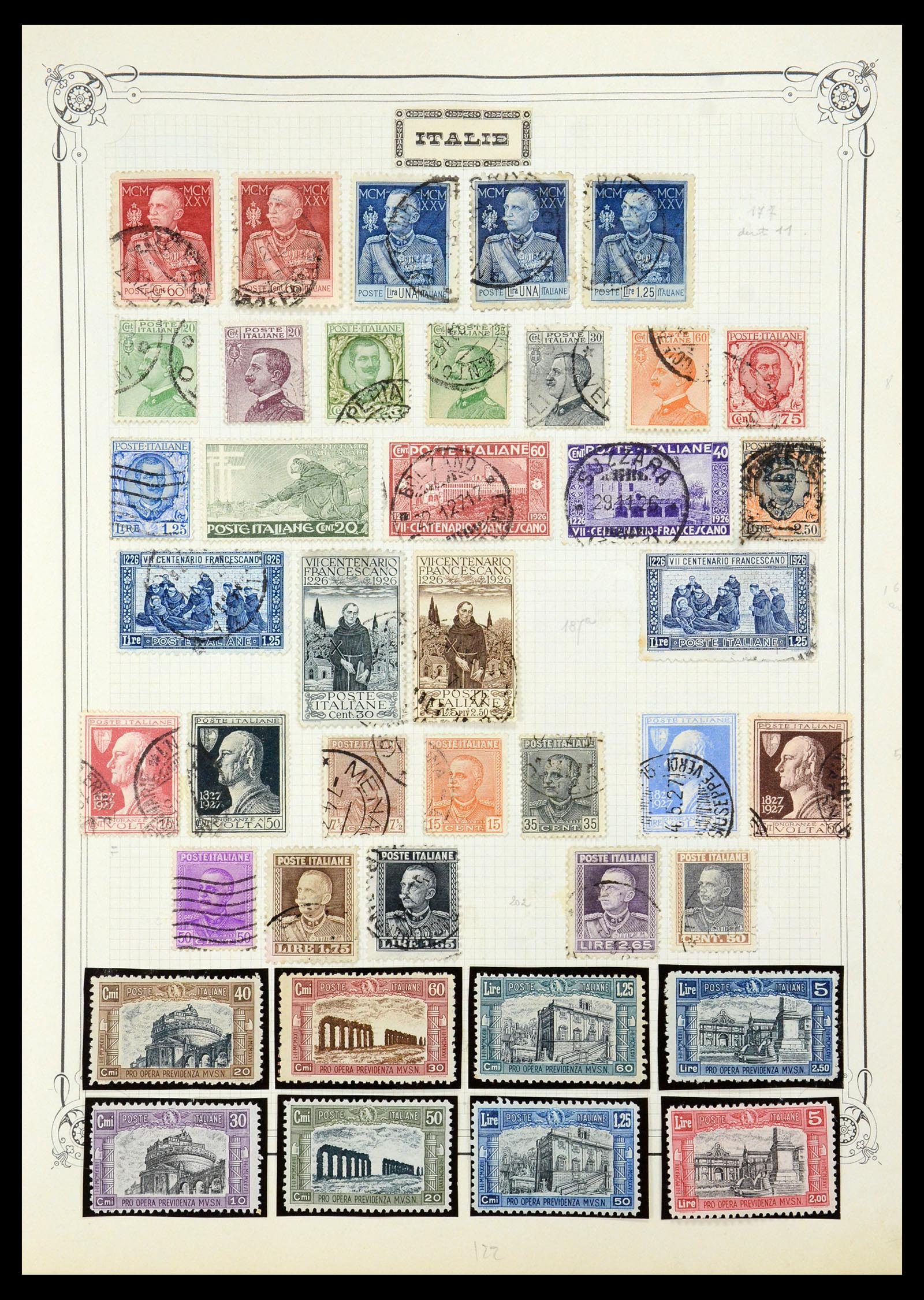 35932 005 - Postzegelverzameling 35932 Italië 1862-1980.