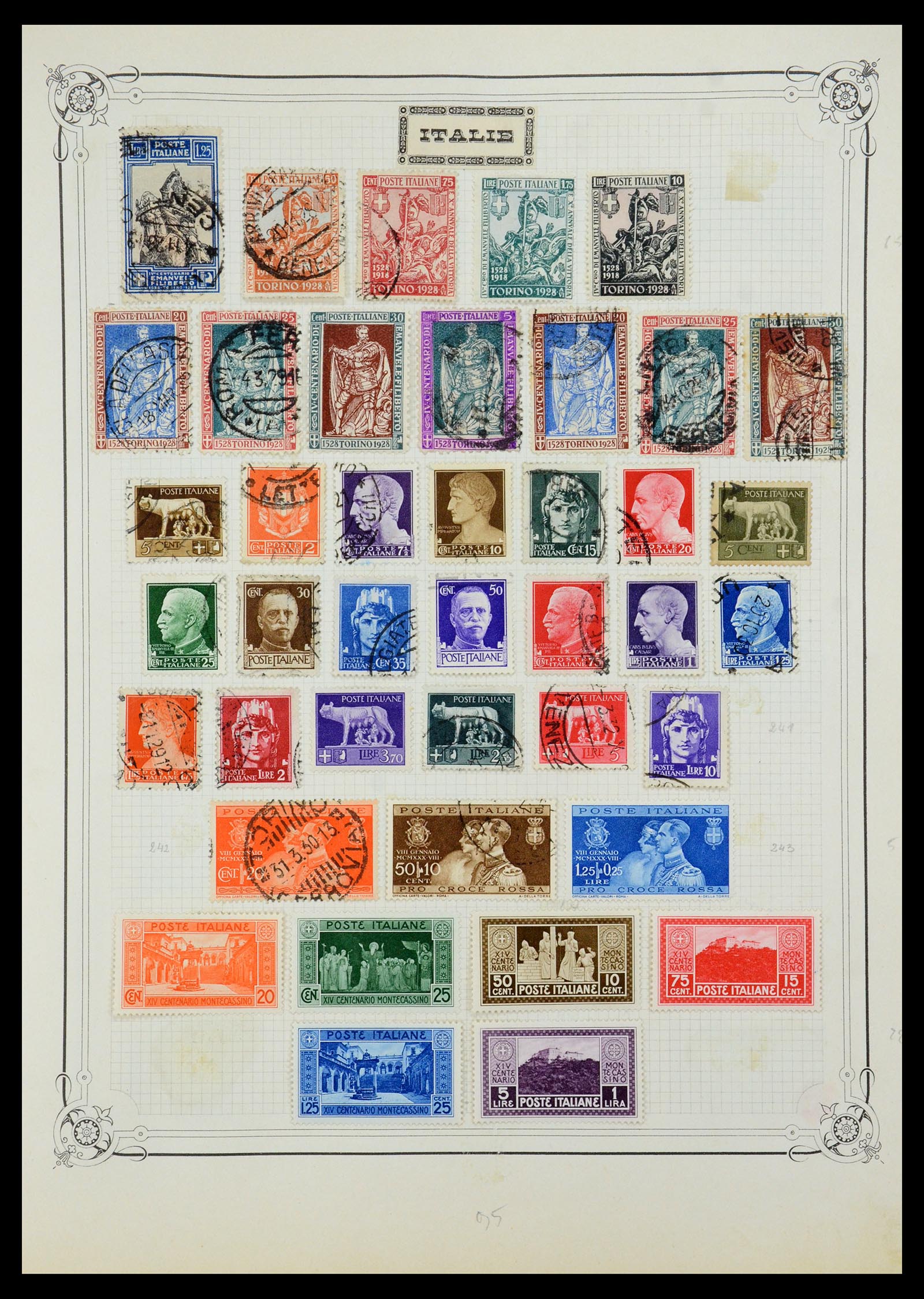 35932 006 - Postzegelverzameling 35932 Italië 1862-1980.