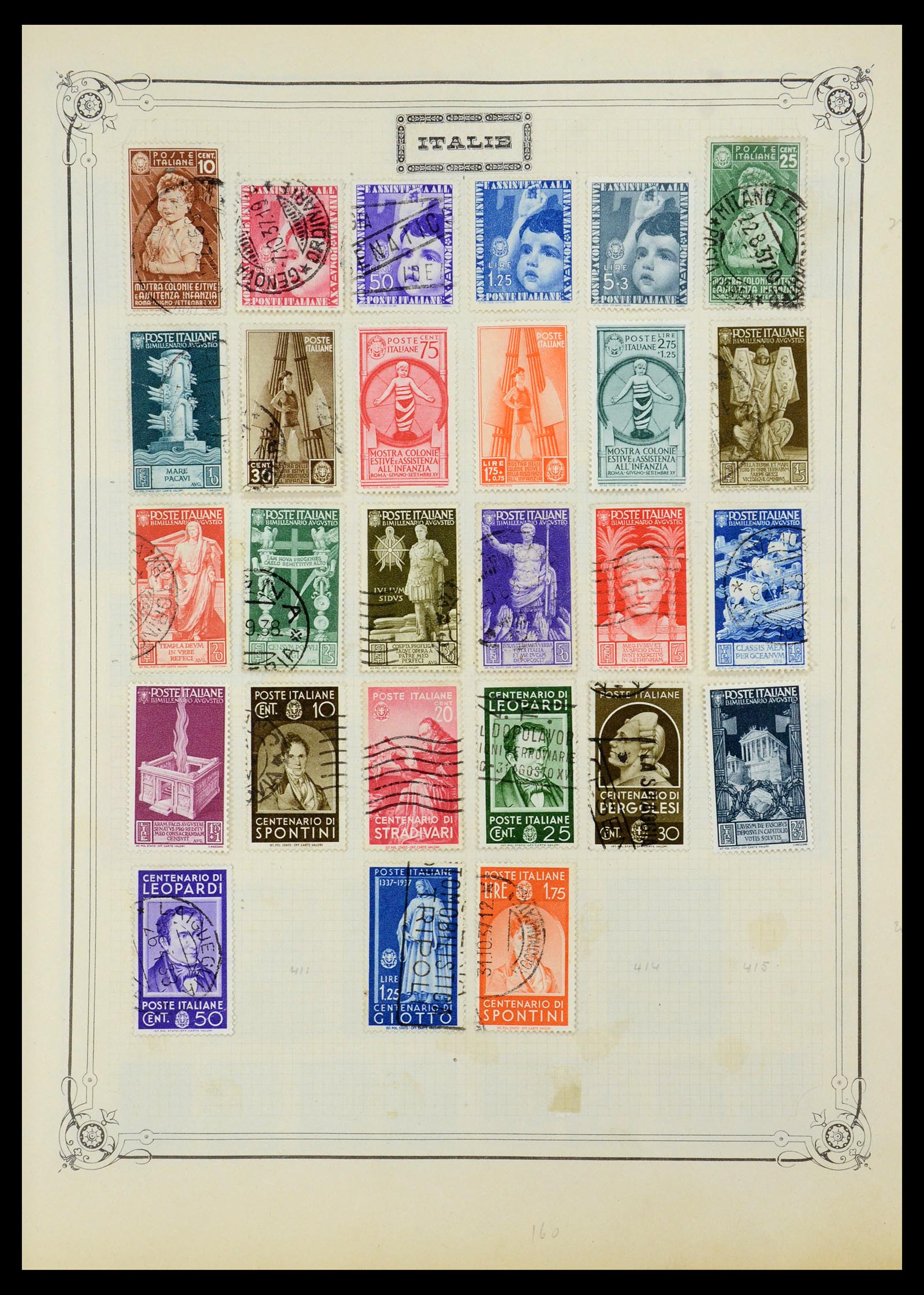 35932 011 - Postzegelverzameling 35932 Italië 1862-1980.