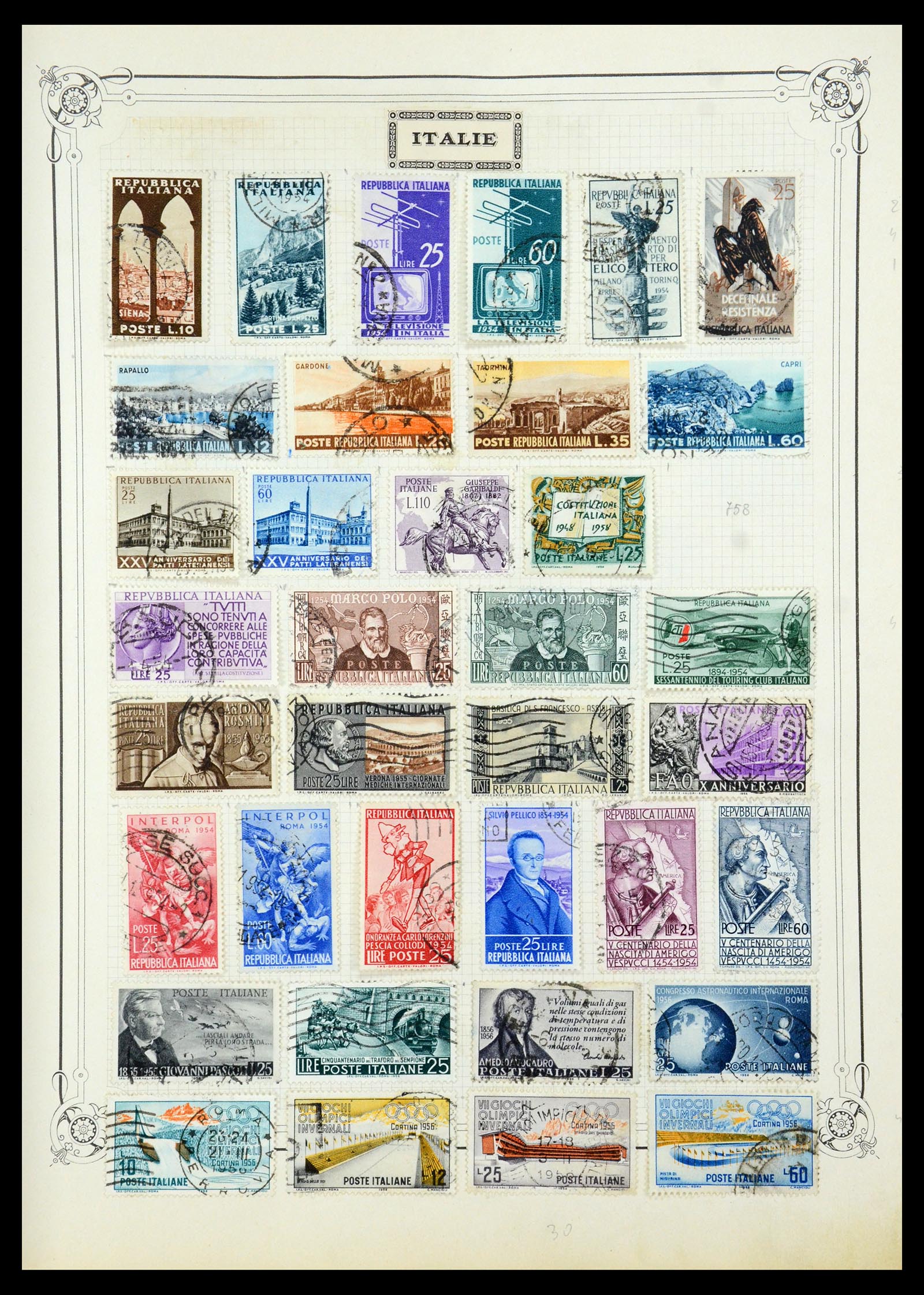 35932 019 - Postzegelverzameling 35932 Italië 1862-1980.