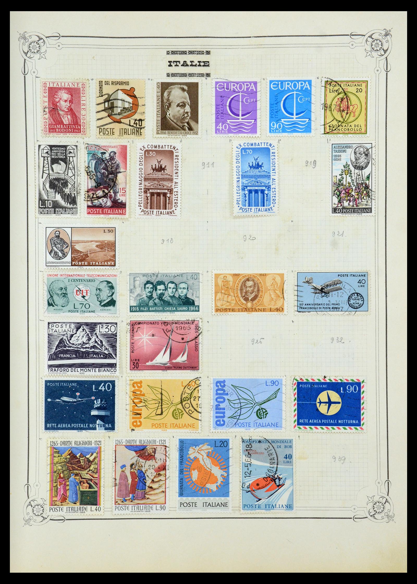 35932 026 - Postzegelverzameling 35932 Italië 1862-1980.