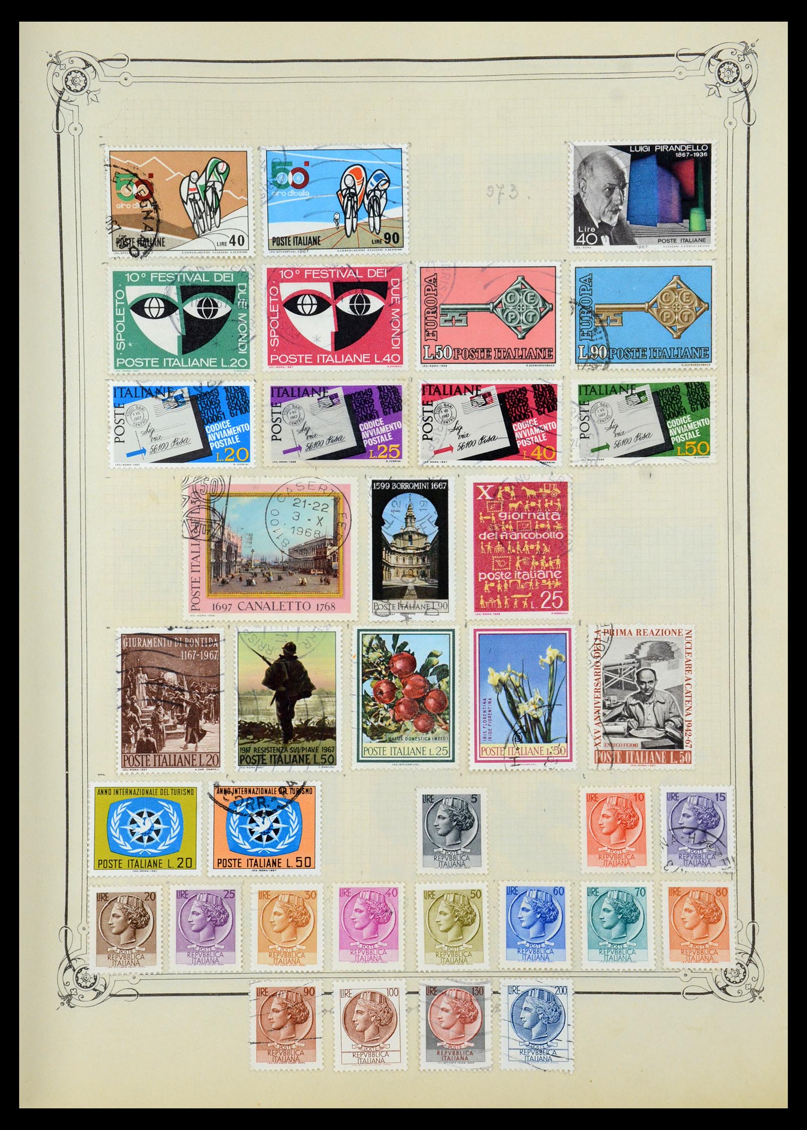 35932 028 - Postzegelverzameling 35932 Italië 1862-1980.