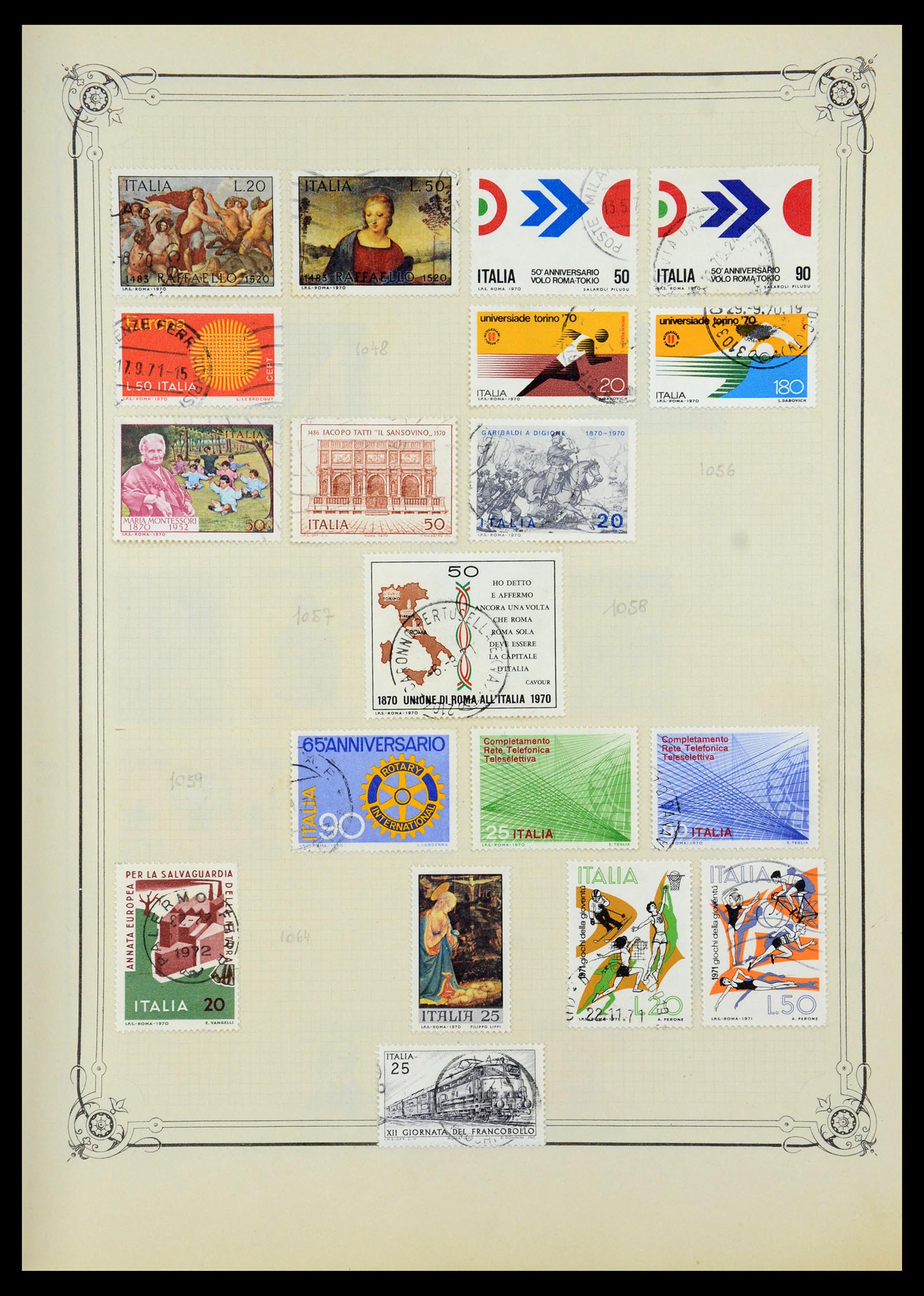 35932 030 - Postzegelverzameling 35932 Italië 1862-1980.