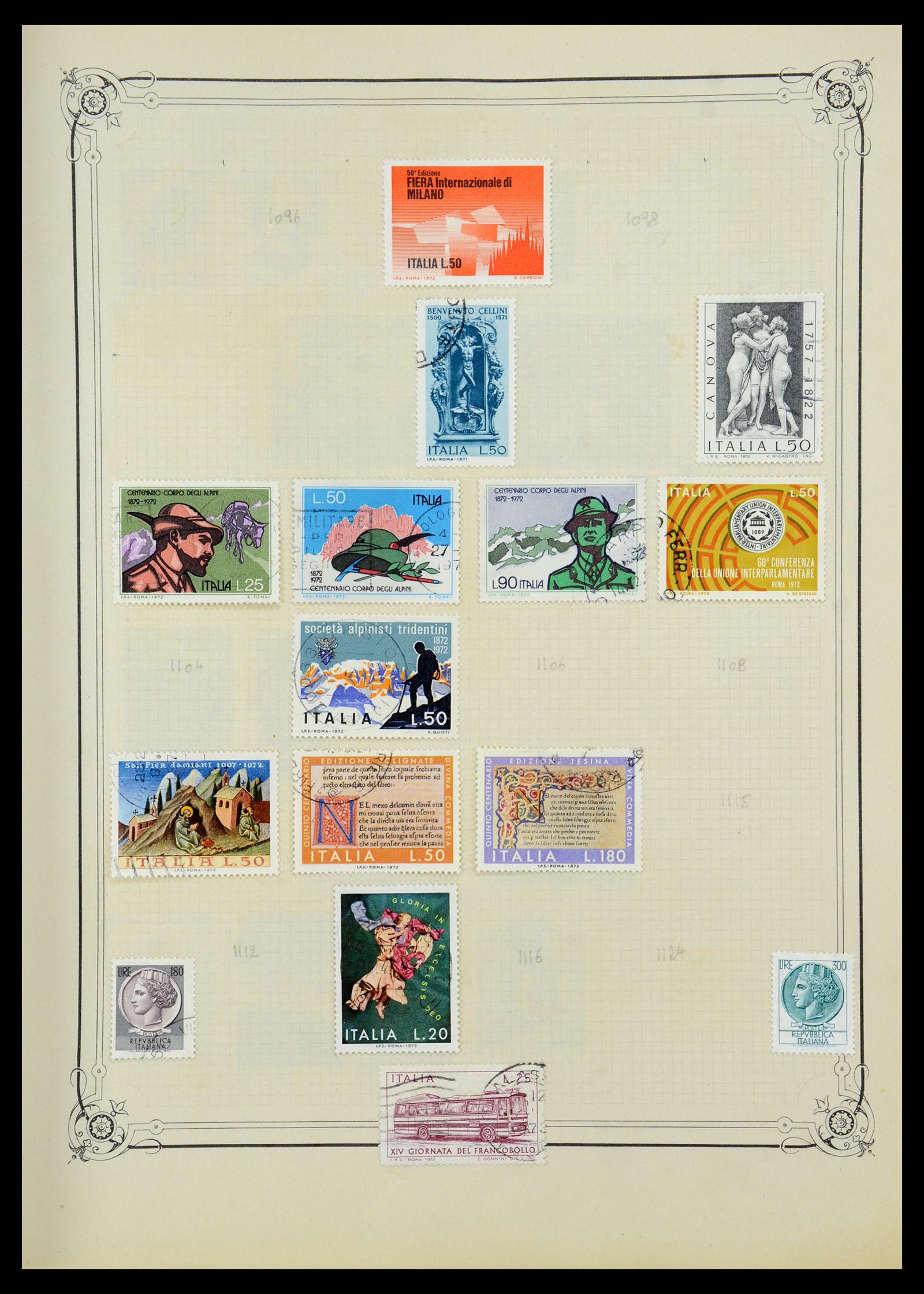 35932 032 - Postzegelverzameling 35932 Italië 1862-1980.