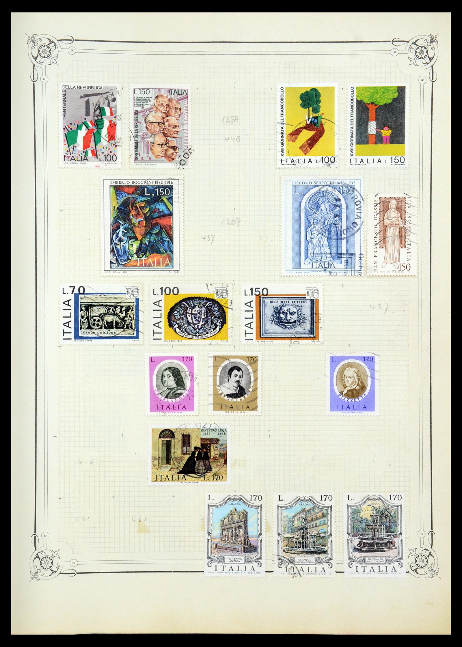 35932 039 - Postzegelverzameling 35932 Italië 1862-1980.