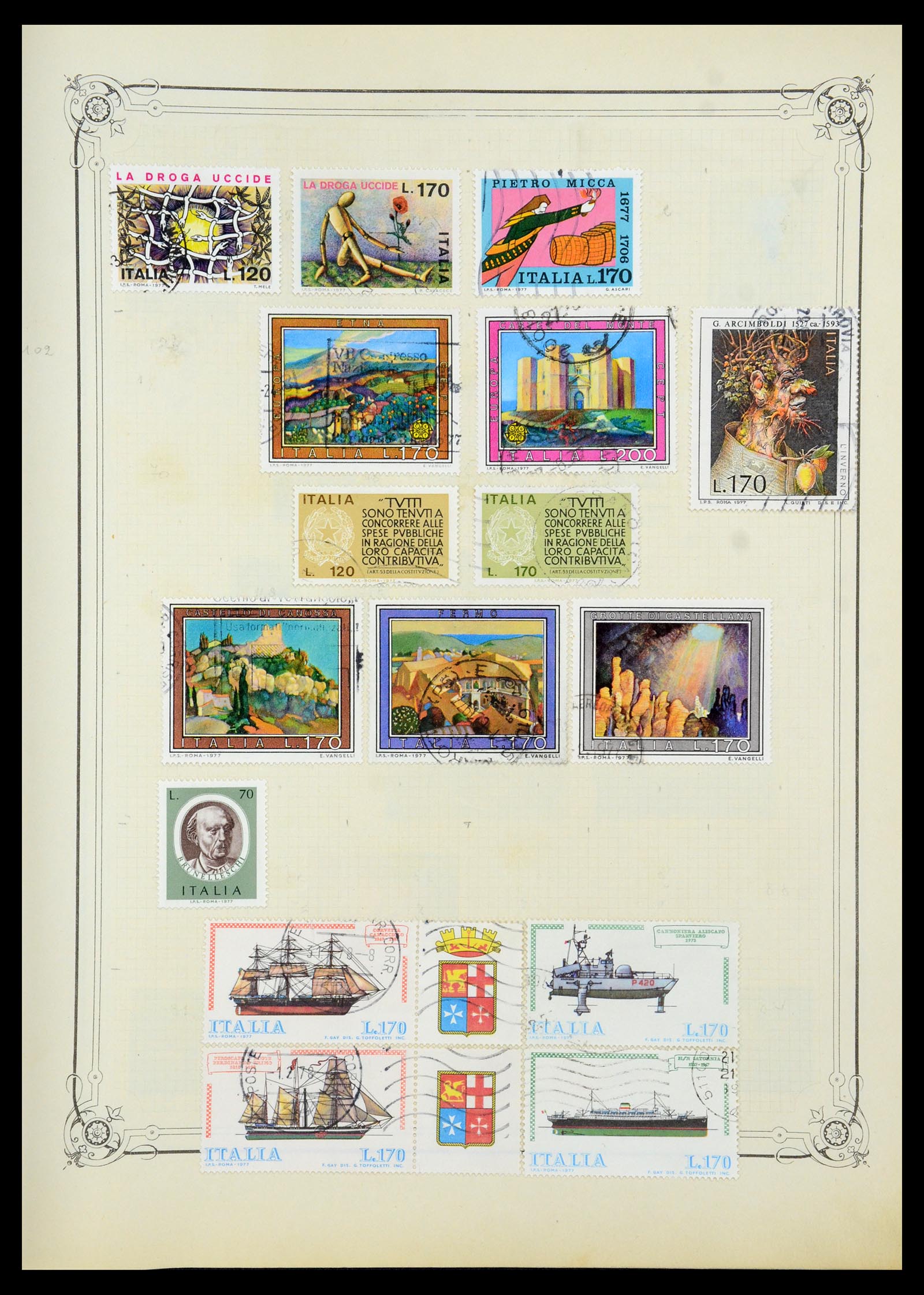 35932 040 - Postzegelverzameling 35932 Italië 1862-1980.