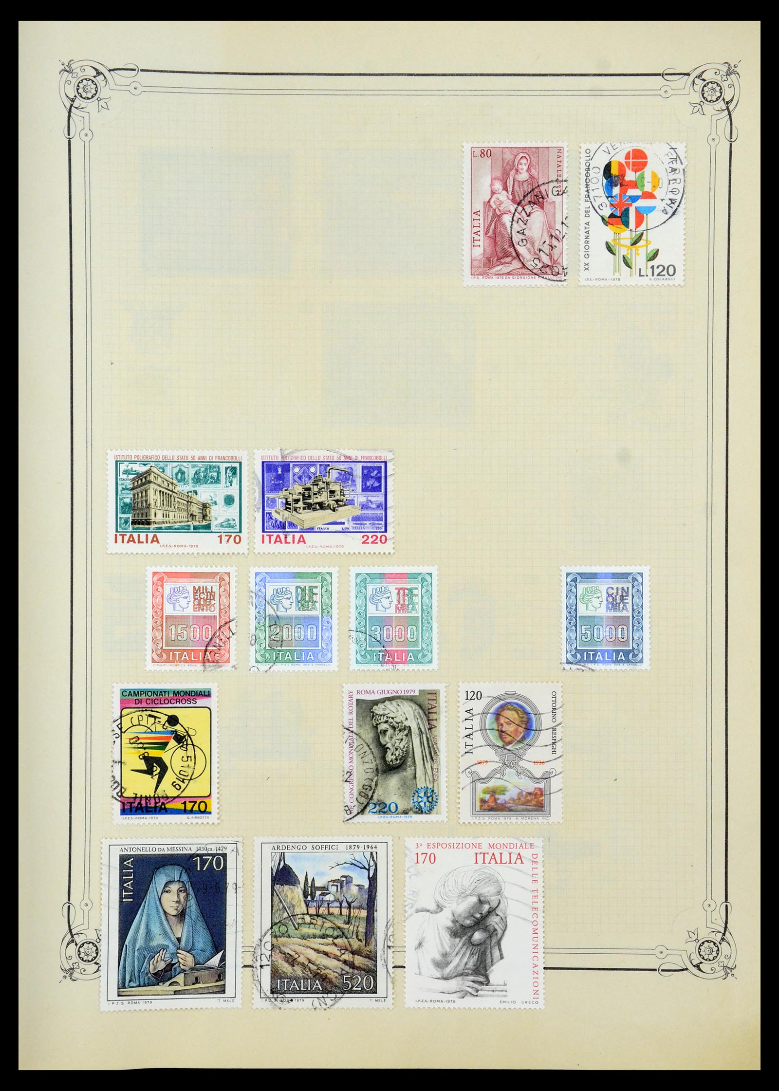 35932 043 - Postzegelverzameling 35932 Italië 1862-1980.