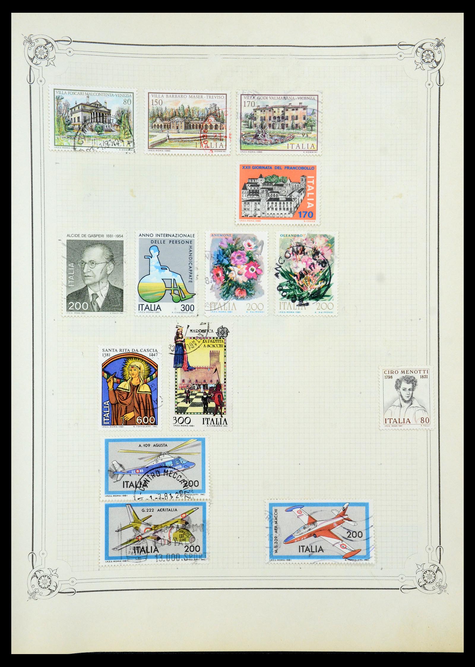 35932 047 - Postzegelverzameling 35932 Italië 1862-1980.