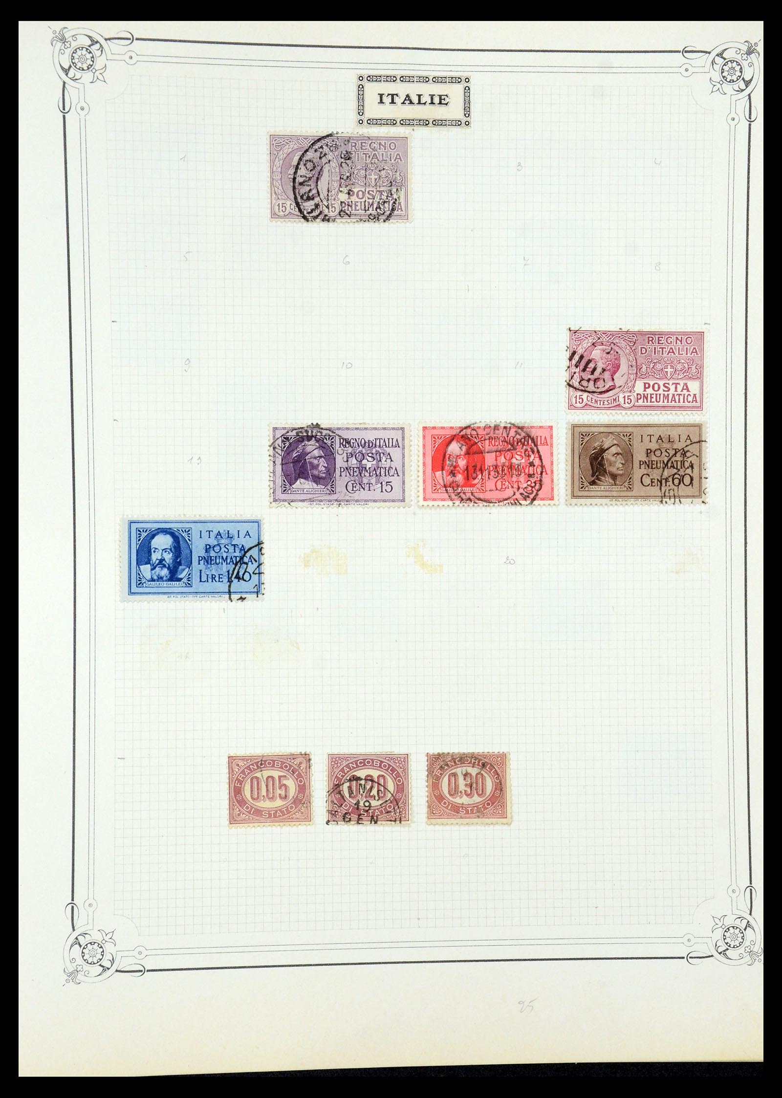 35932 055 - Postzegelverzameling 35932 Italië 1862-1980.
