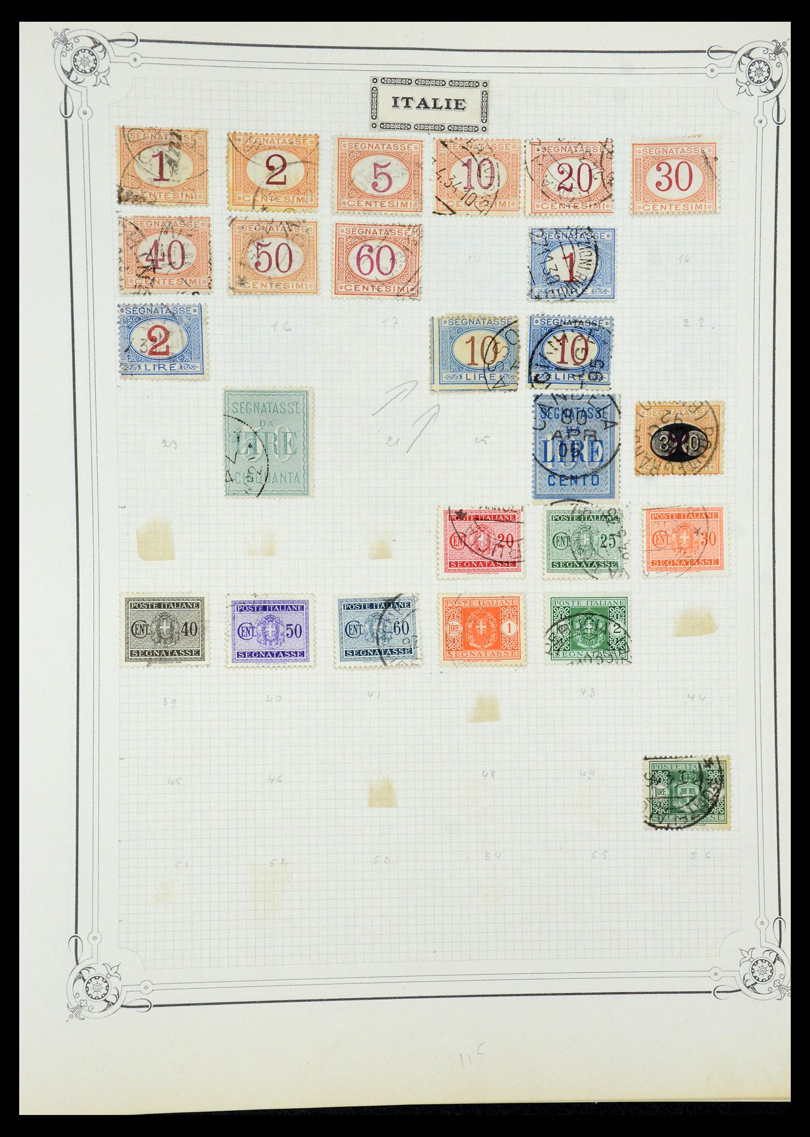 35932 056 - Postzegelverzameling 35932 Italië 1862-1980.