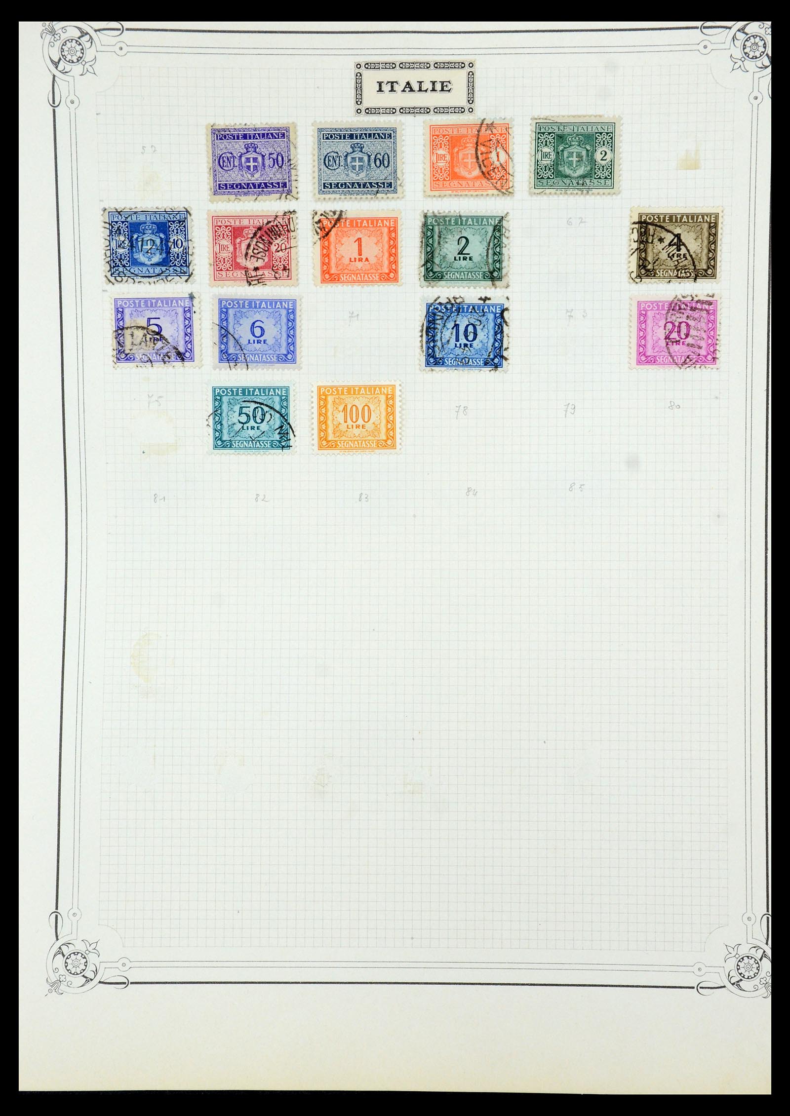 35932 057 - Postzegelverzameling 35932 Italië 1862-1980.