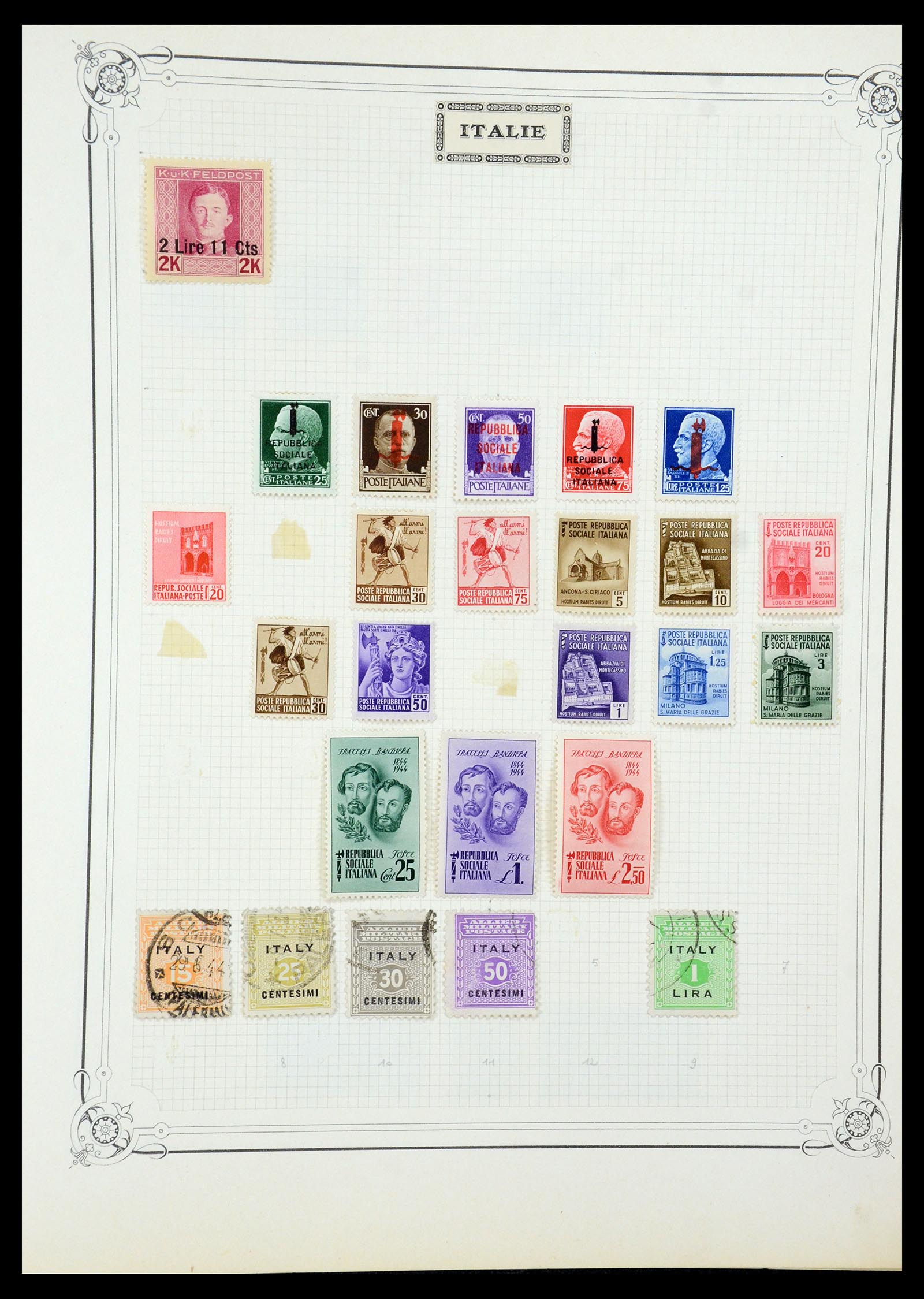 35932 059 - Postzegelverzameling 35932 Italië 1862-1980.