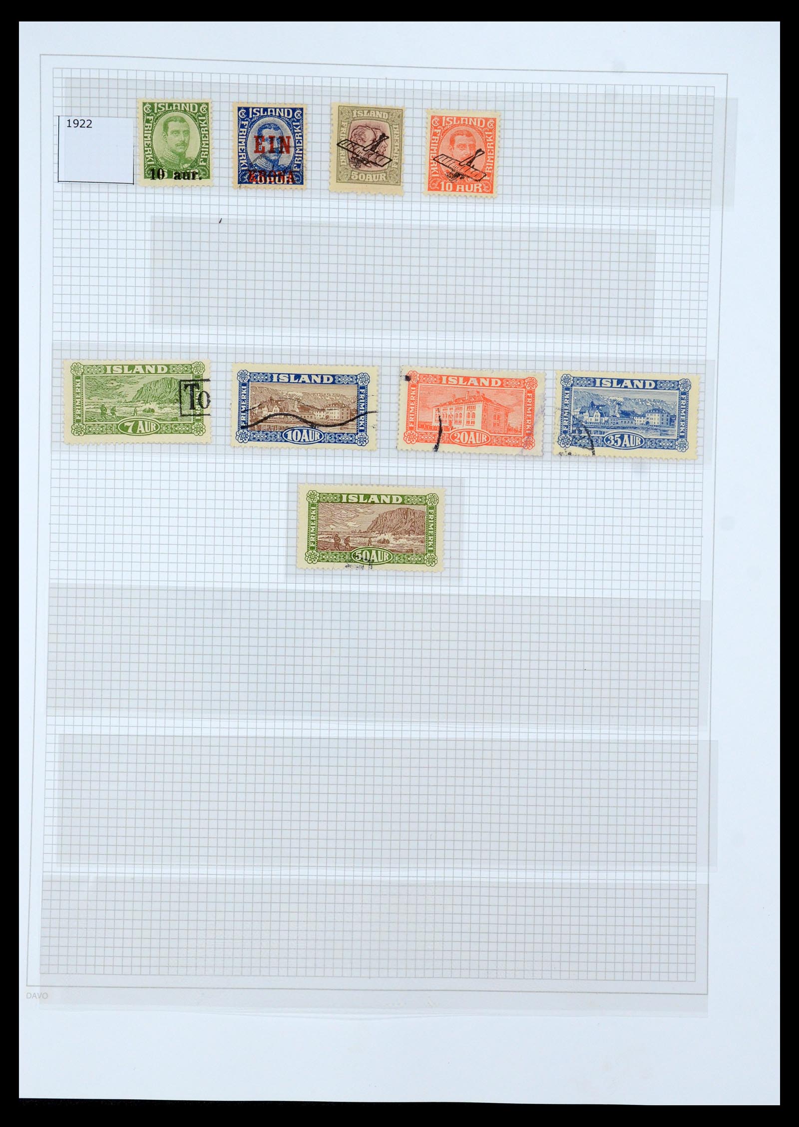 35933 005 - Postzegelverzameling 35933 IJsland 1873-1936.