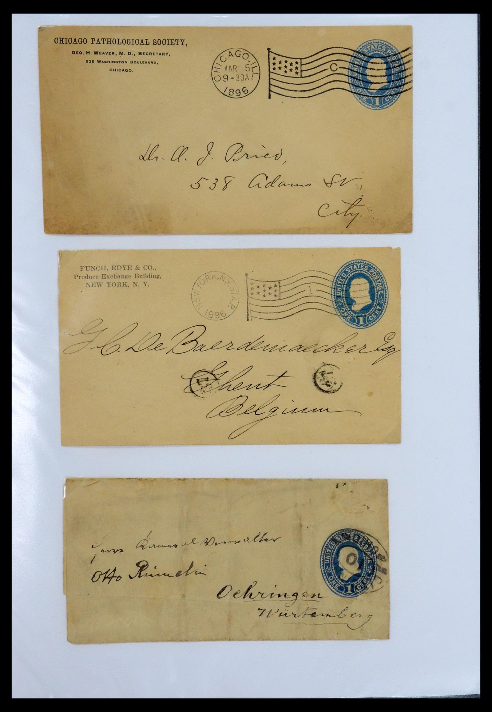 35934 013 - Stamp collection 35934 USA postal stationeries 1873-1984.