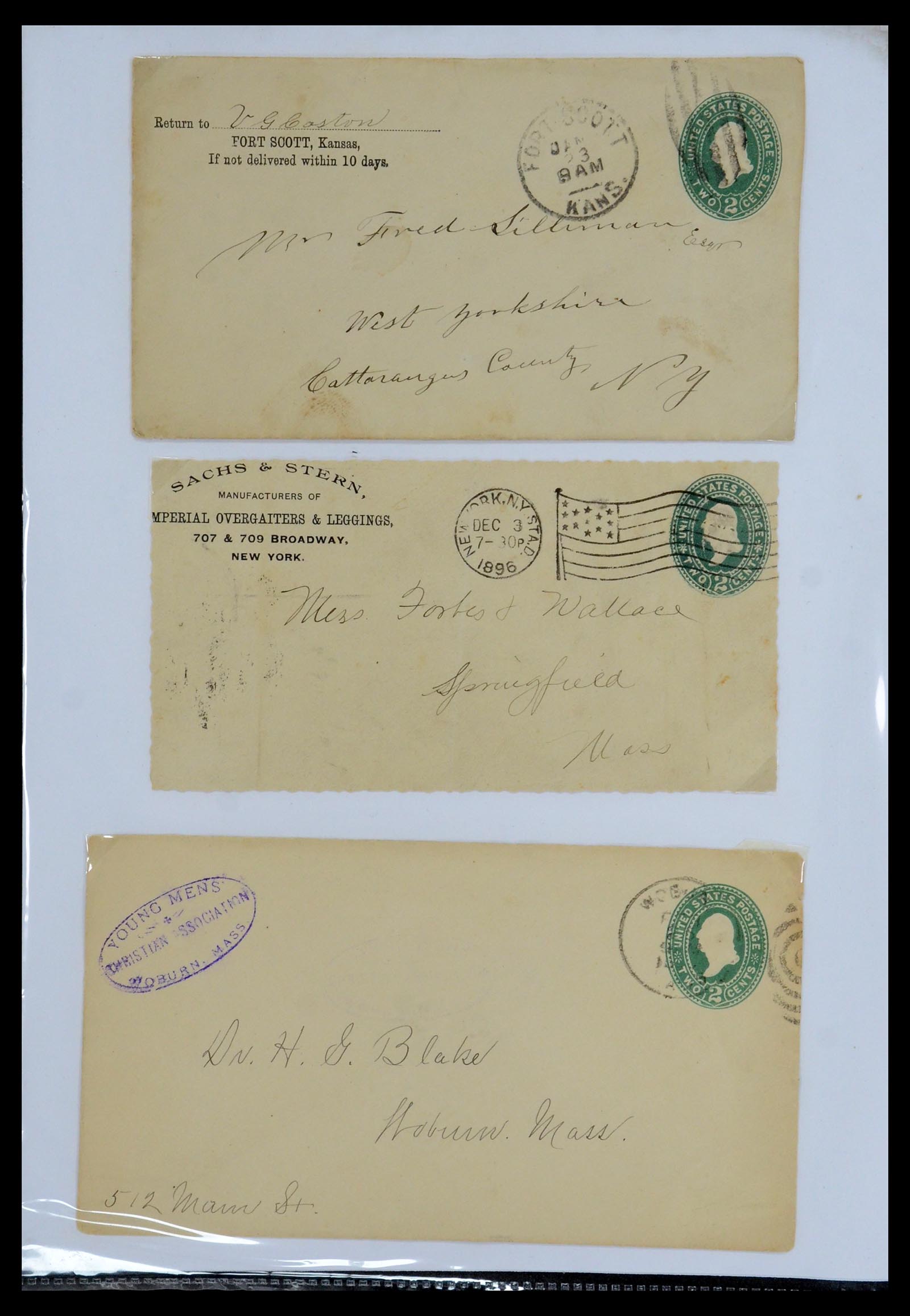 35934 022 - Stamp collection 35934 USA postal stationeries 1873-1984.