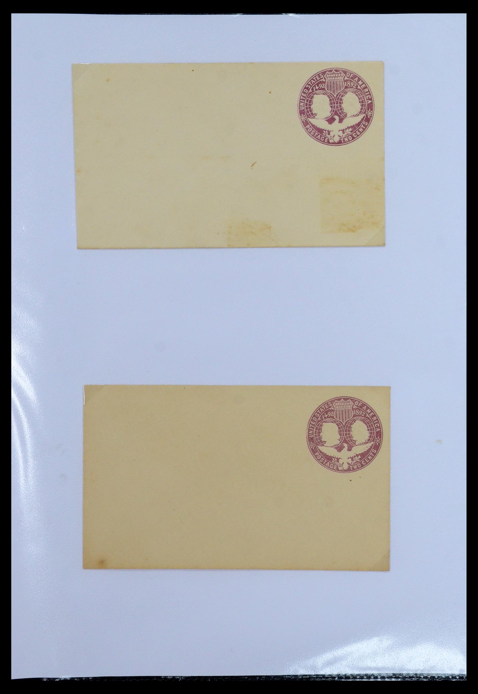 35934 036 - Stamp collection 35934 USA postal stationeries 1873-1984.