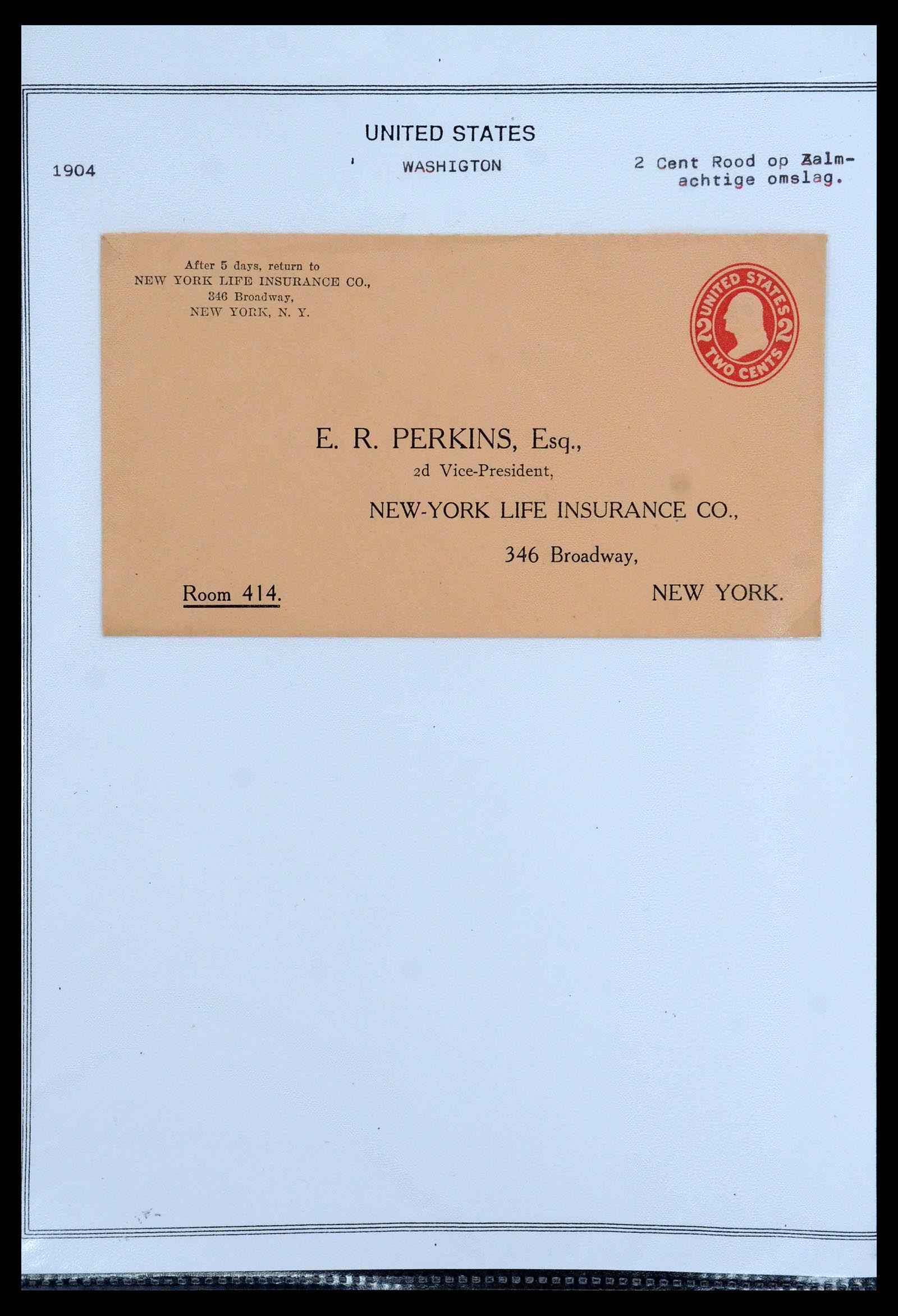 35934 073 - Stamp collection 35934 USA postal stationeries 1873-1984.