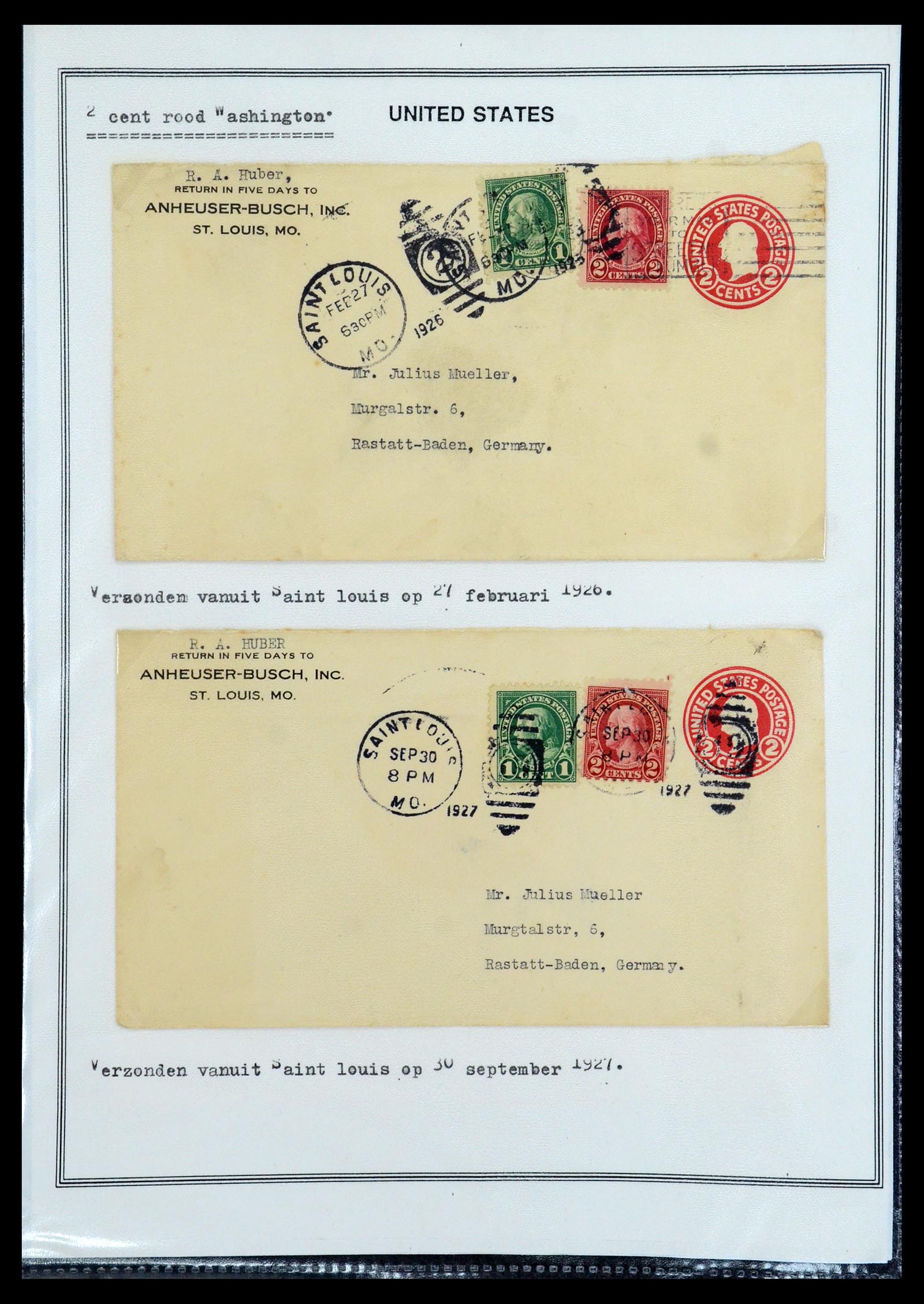 35934 083 - Stamp collection 35934 USA postal stationeries 1873-1984.