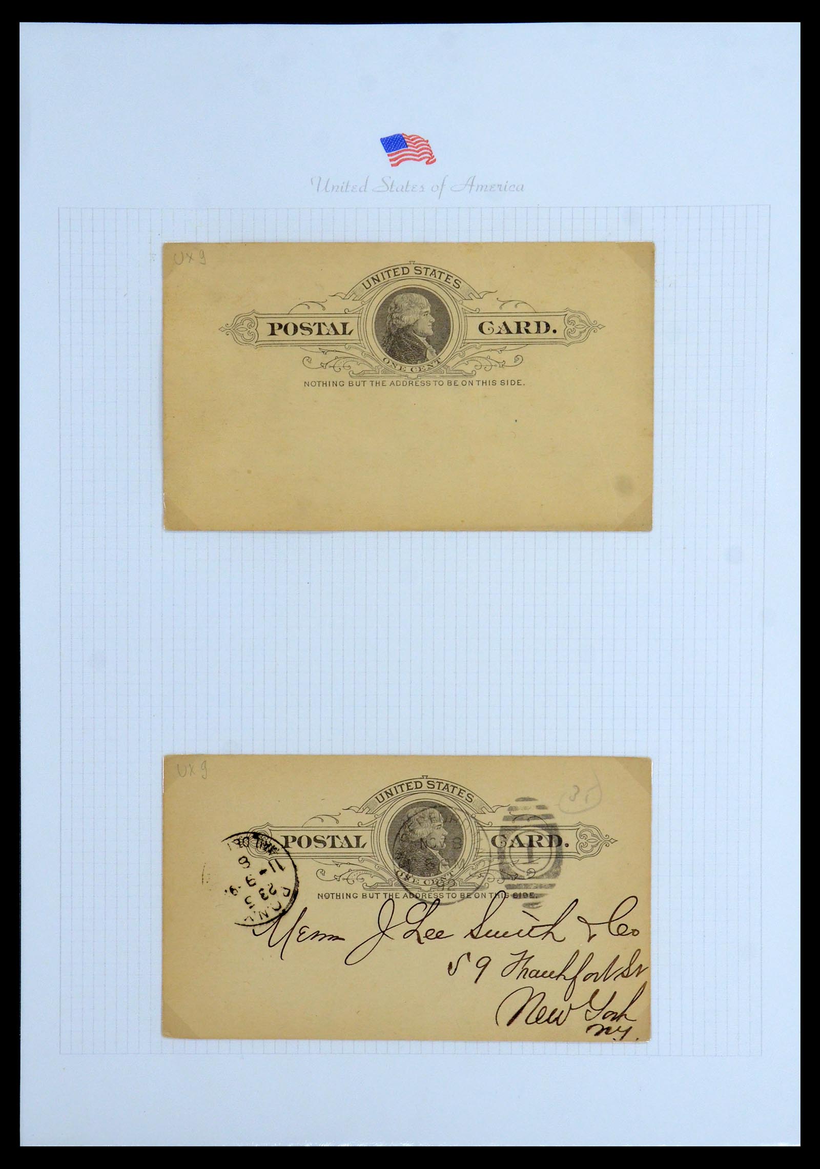 35934 131 - Stamp collection 35934 USA postal stationeries 1873-1984.