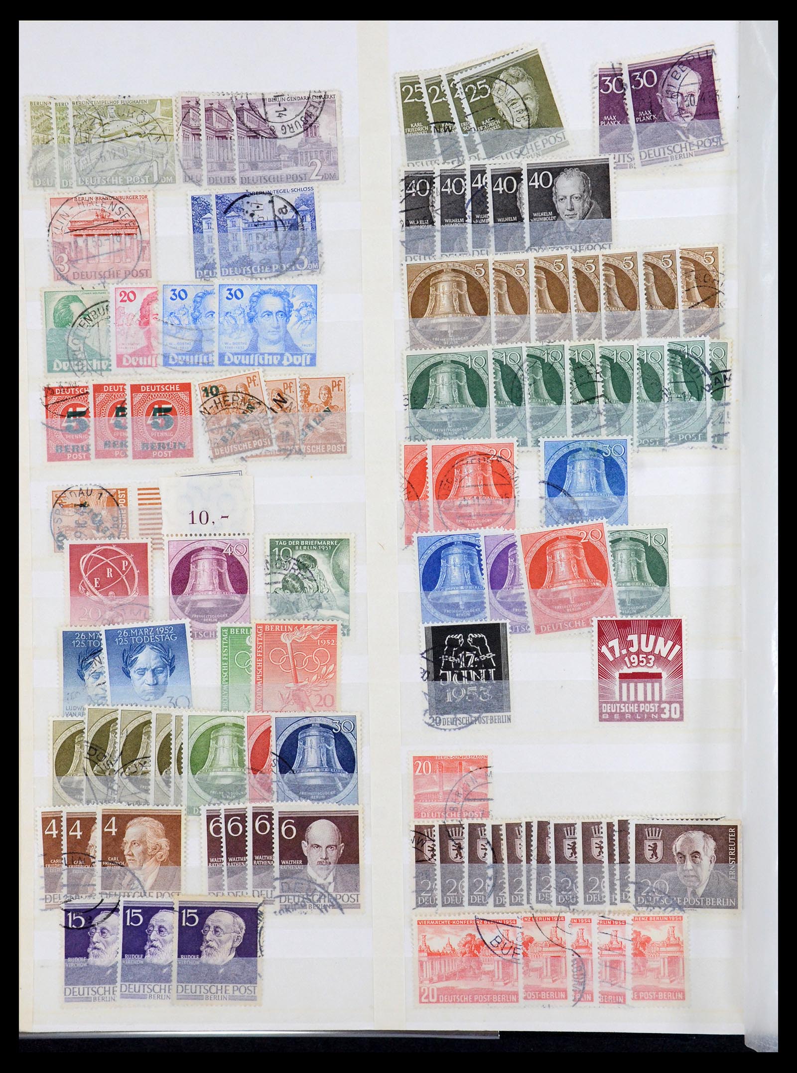 35936 004 - Postzegelverzameling 35936 Berlijn 1948-1990.