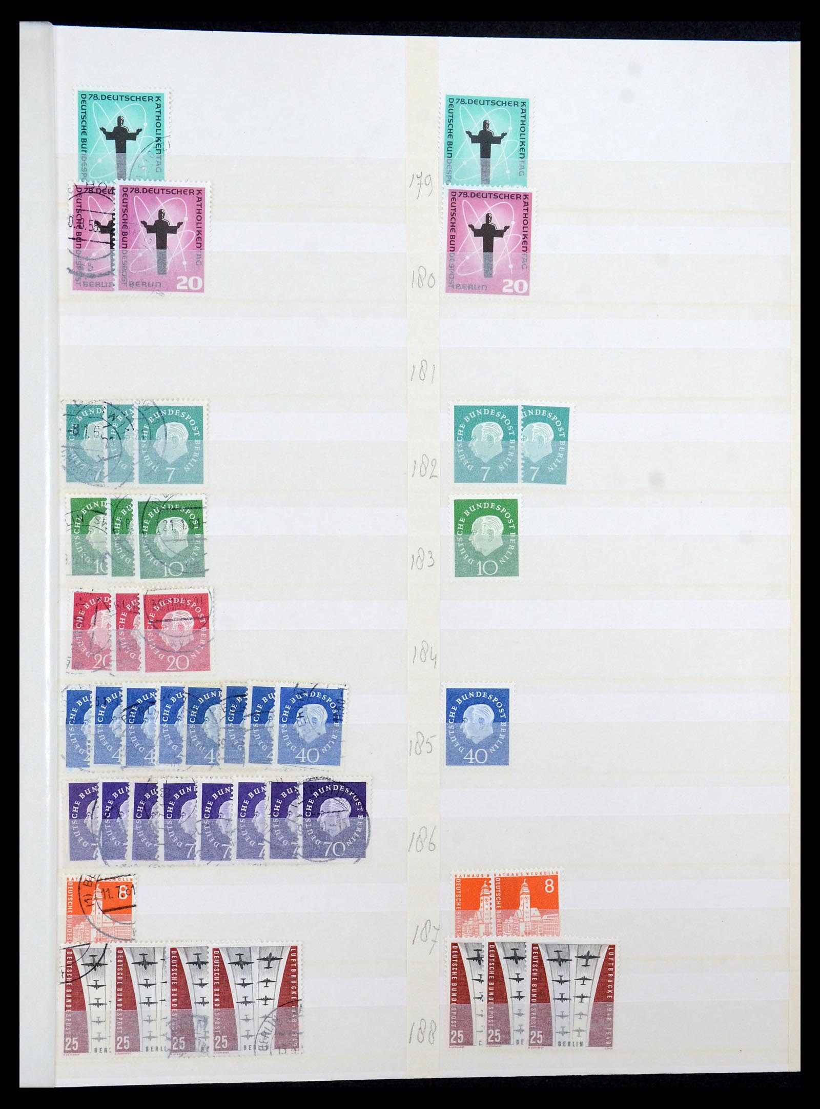 35936 009 - Postzegelverzameling 35936 Berlijn 1948-1990.