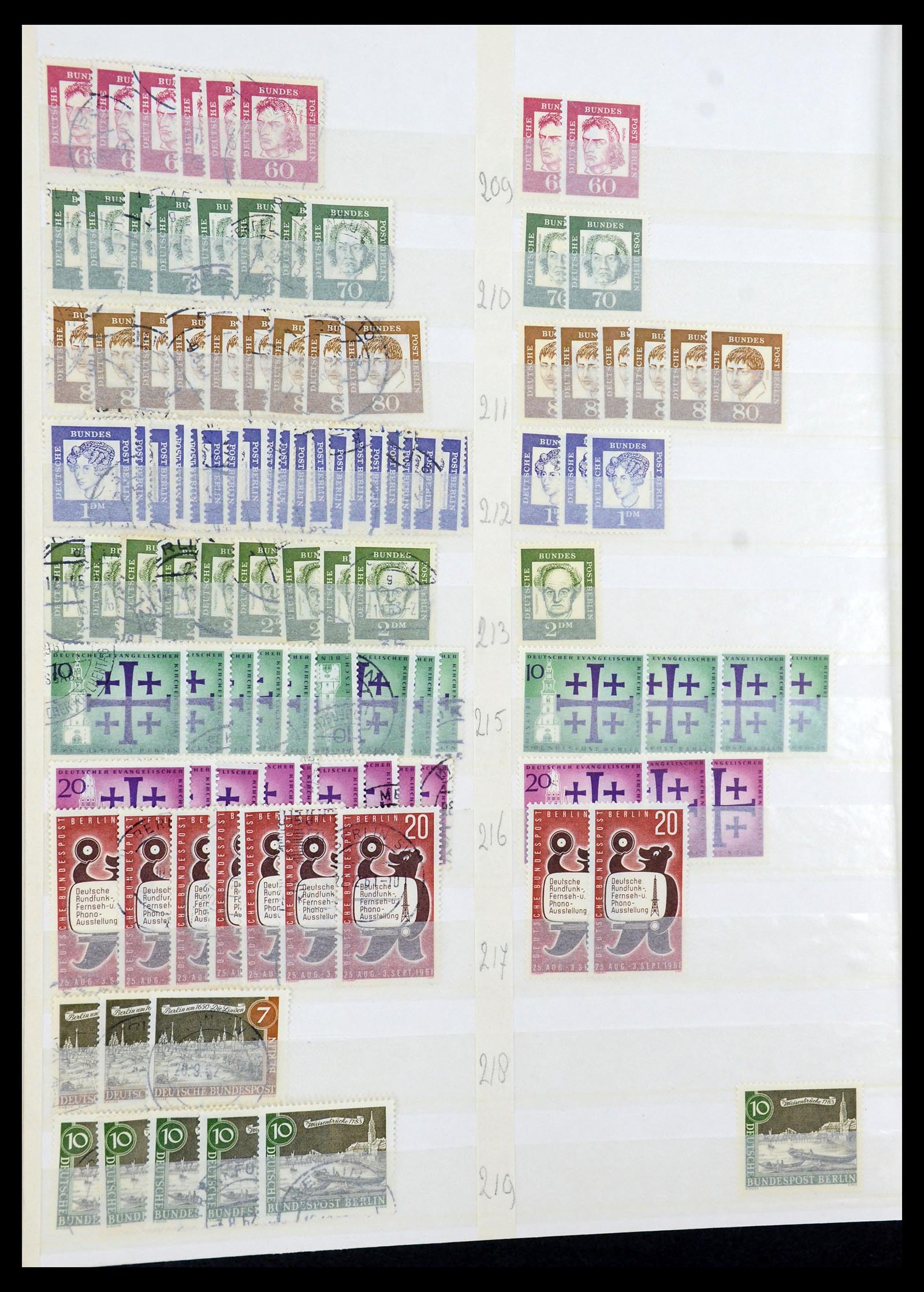 35936 012 - Postzegelverzameling 35936 Berlijn 1948-1990.