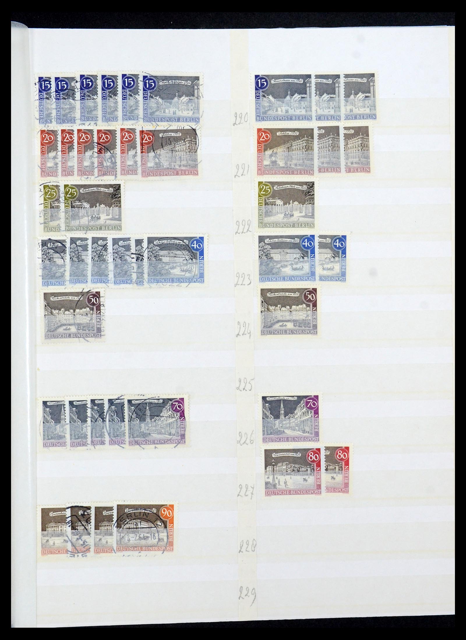 35936 013 - Postzegelverzameling 35936 Berlijn 1948-1990.