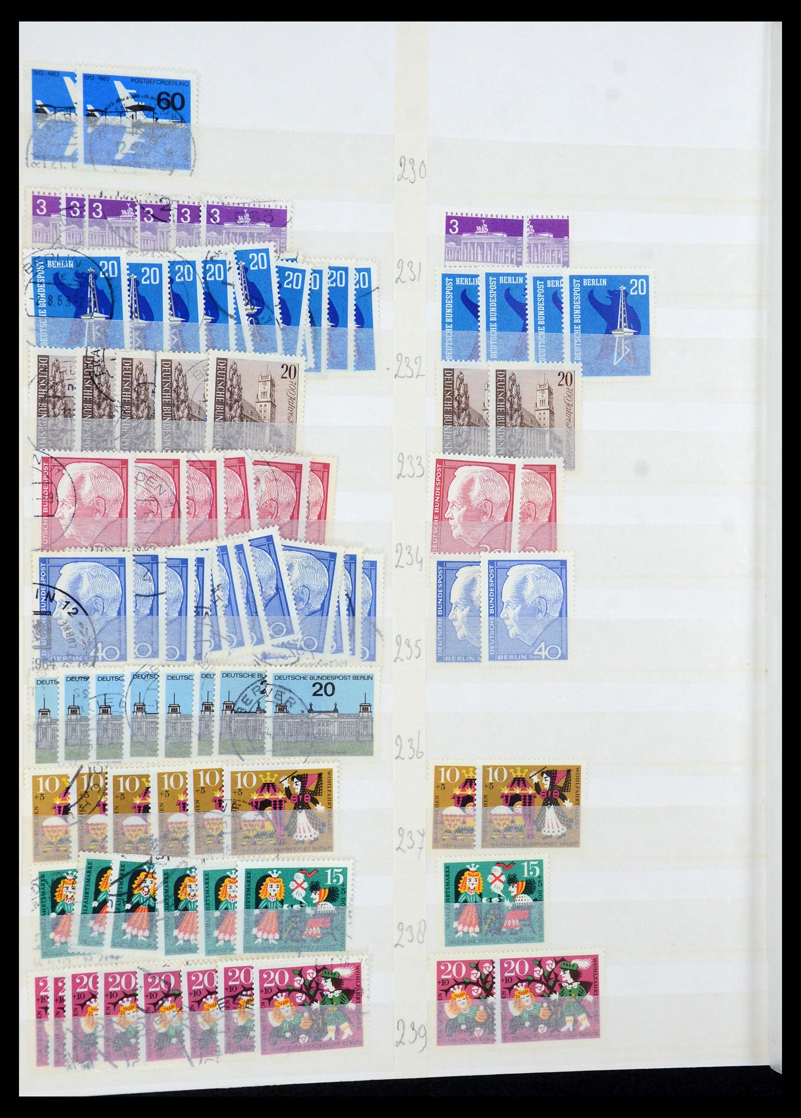 35936 014 - Postzegelverzameling 35936 Berlijn 1948-1990.