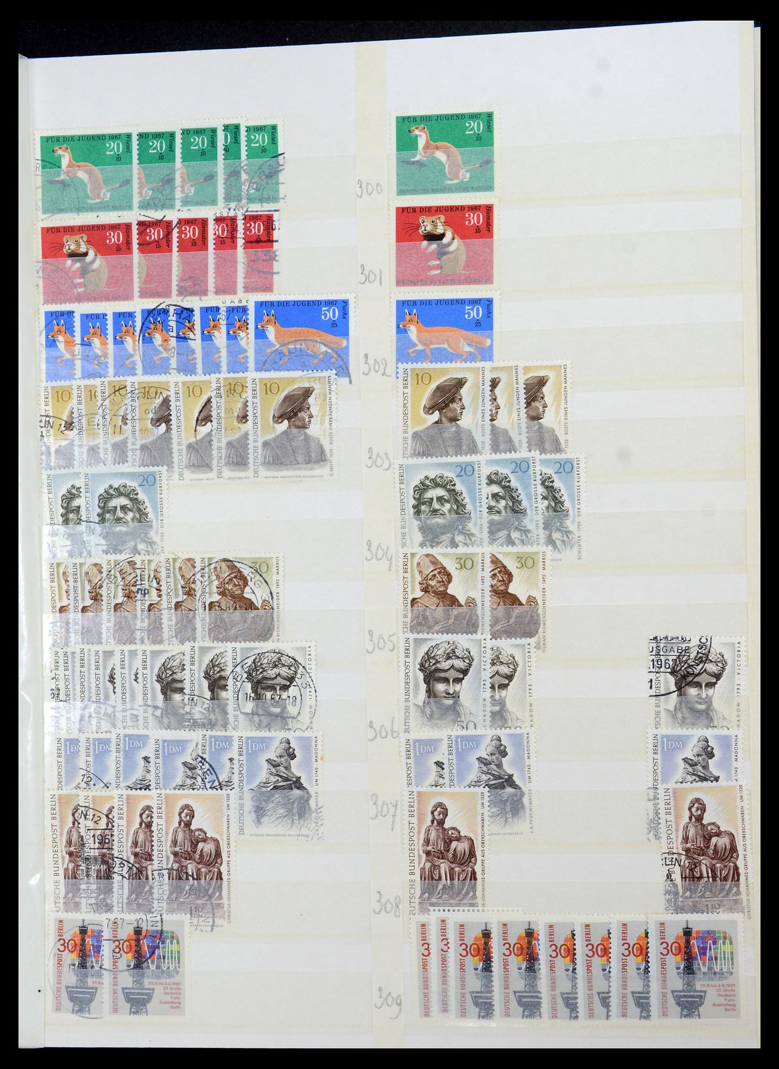35936 021 - Postzegelverzameling 35936 Berlijn 1948-1990.