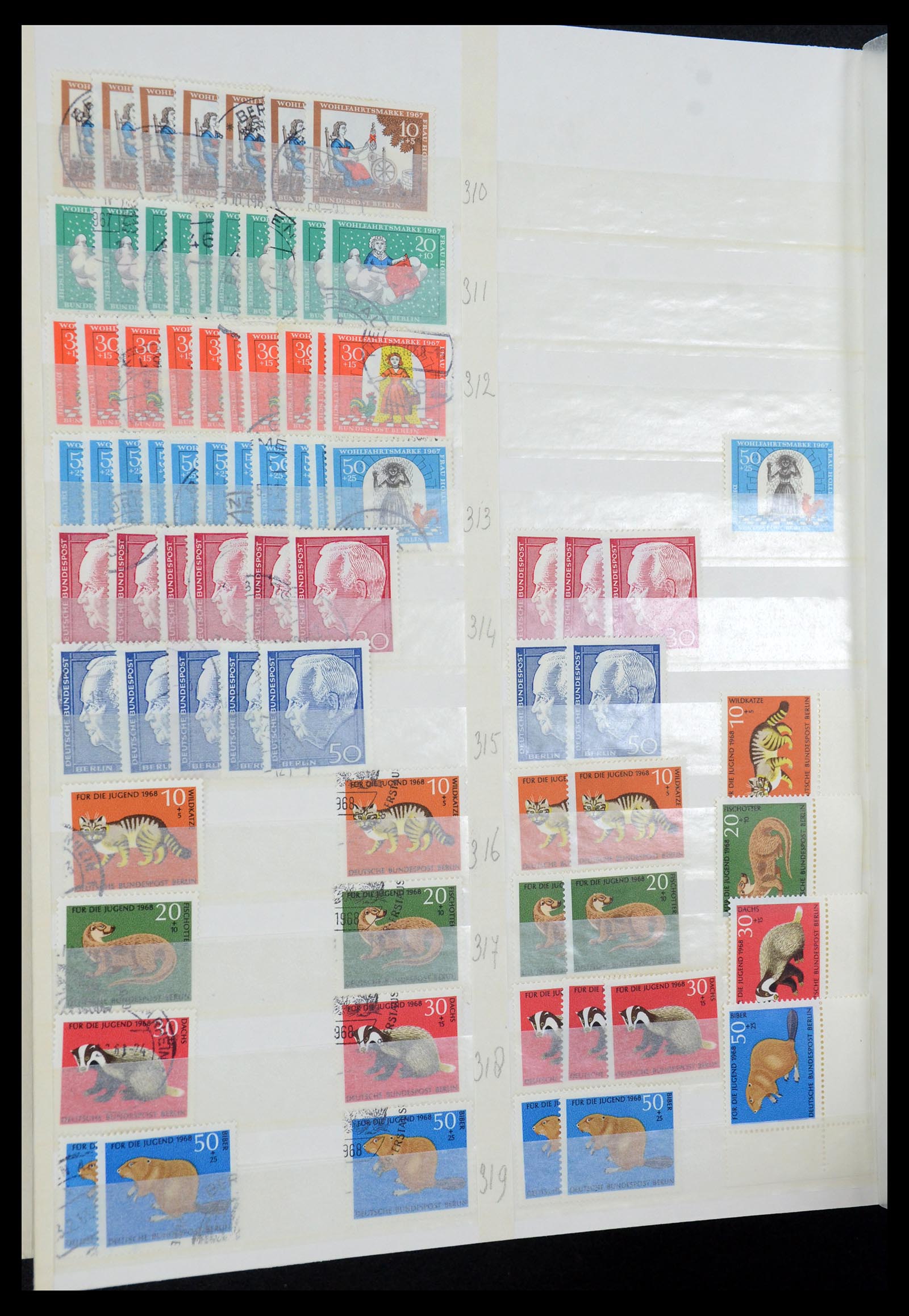 35936 022 - Postzegelverzameling 35936 Berlijn 1948-1990.