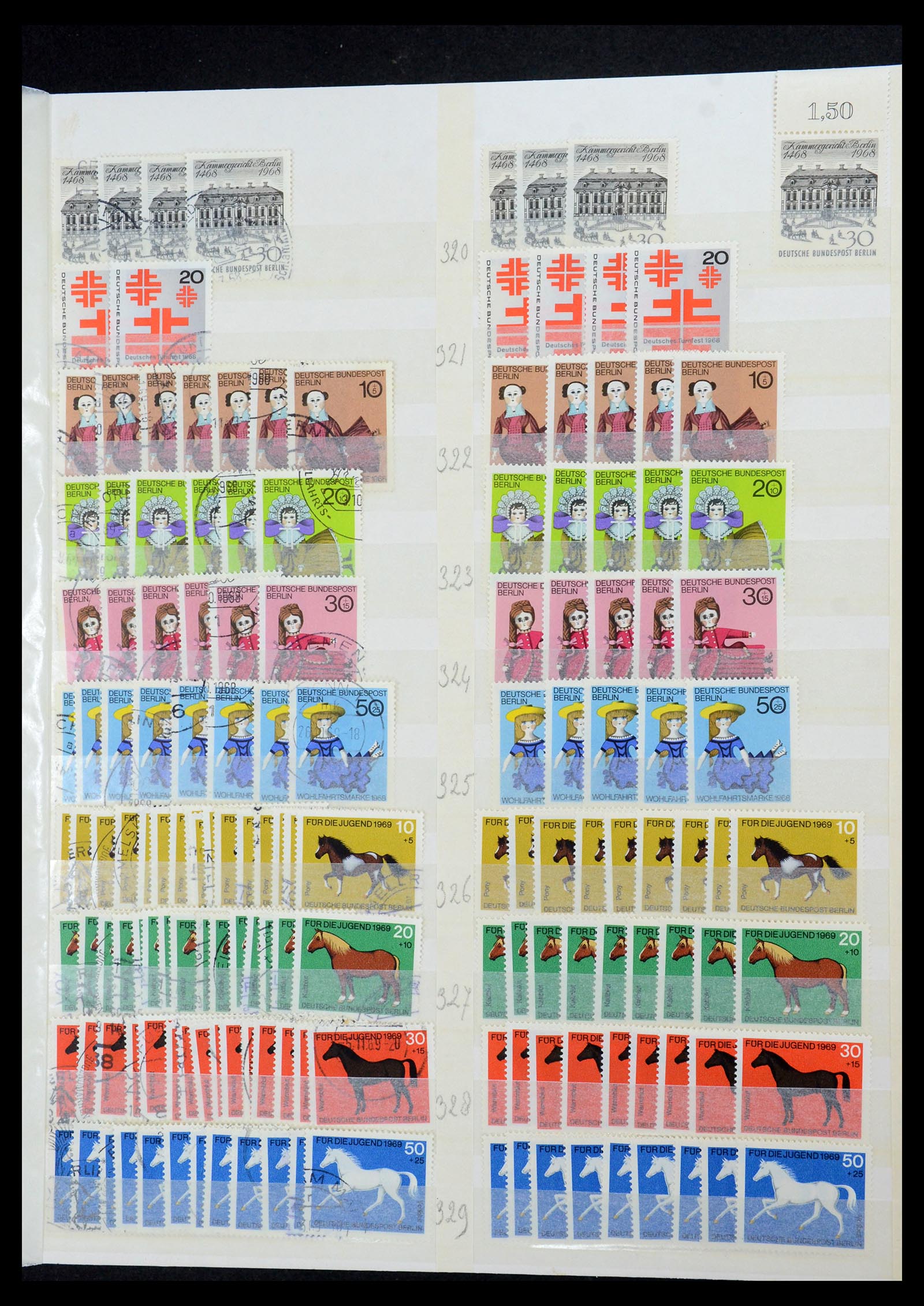 35936 023 - Postzegelverzameling 35936 Berlijn 1948-1990.