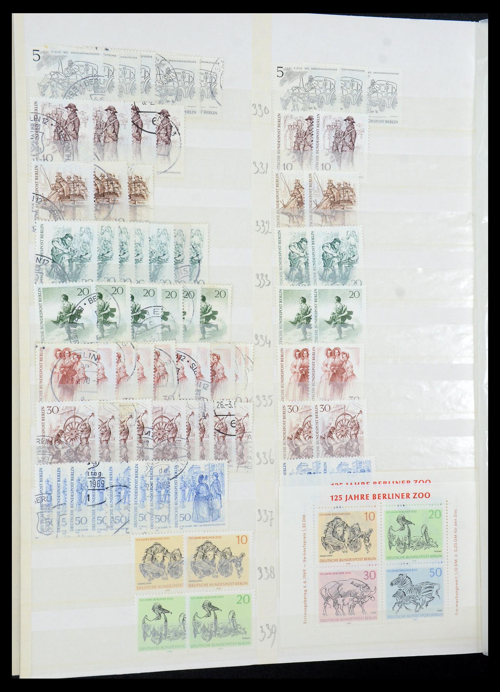 35936 024 - Stamp Collection 35936 Berlin 1948-1990.