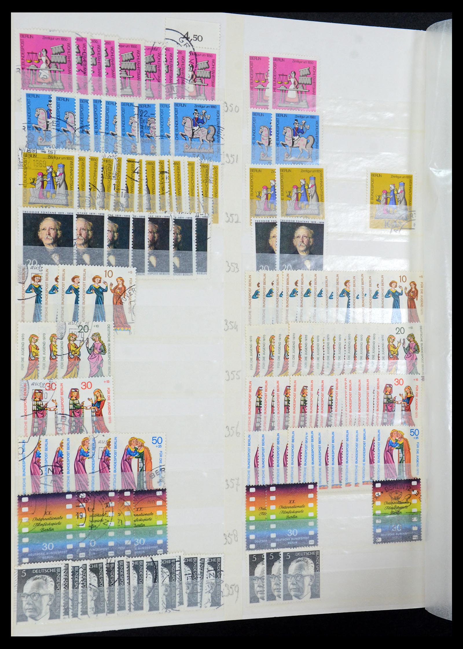 35936 026 - Postzegelverzameling 35936 Berlijn 1948-1990.