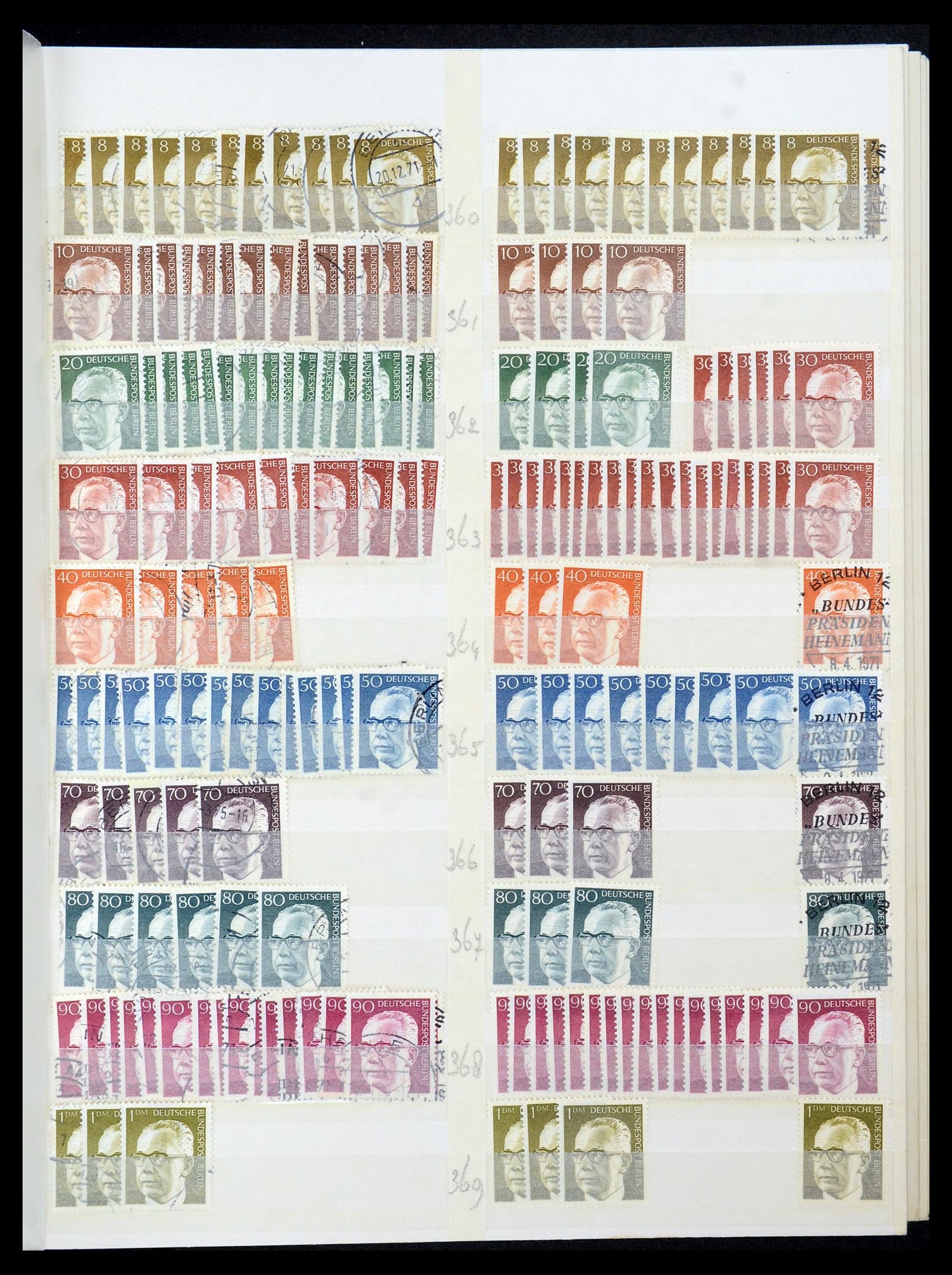 35936 027 - Postzegelverzameling 35936 Berlijn 1948-1990.
