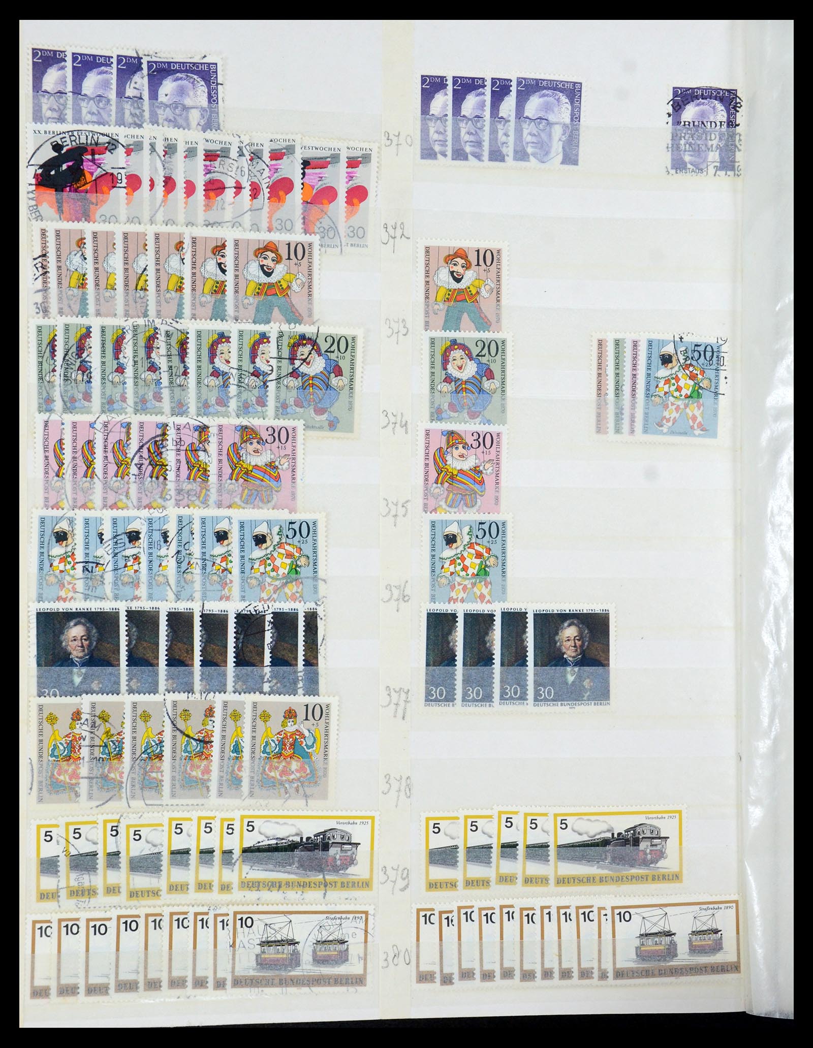 35936 028 - Postzegelverzameling 35936 Berlijn 1948-1990.