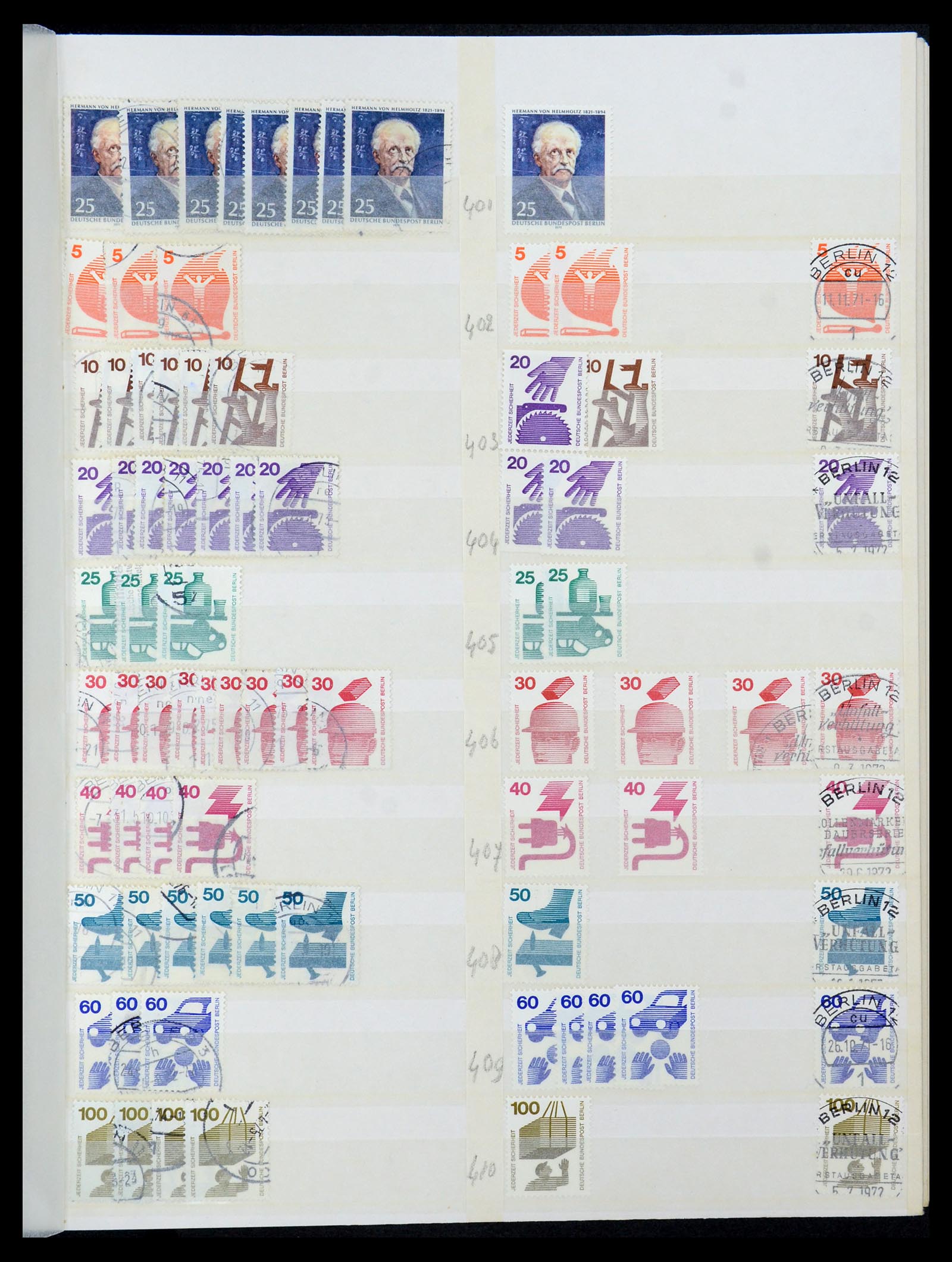 35936 031 - Postzegelverzameling 35936 Berlijn 1948-1990.