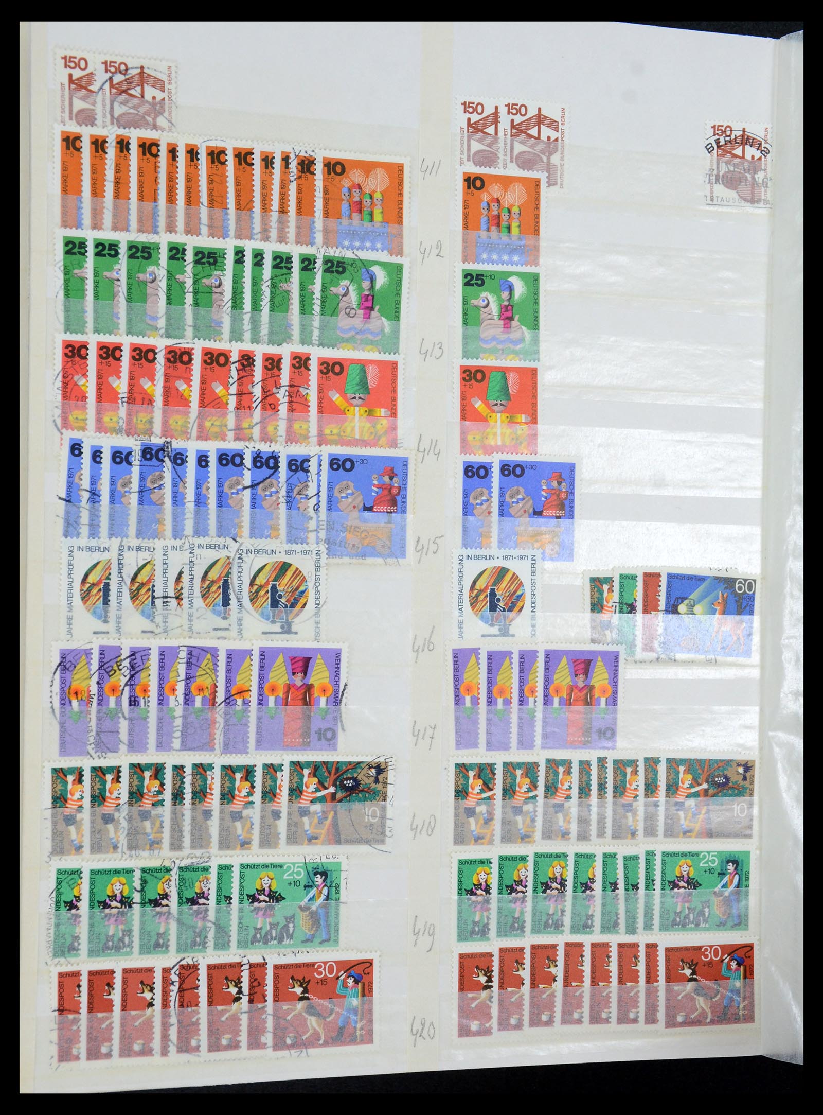 35936 032 - Postzegelverzameling 35936 Berlijn 1948-1990.