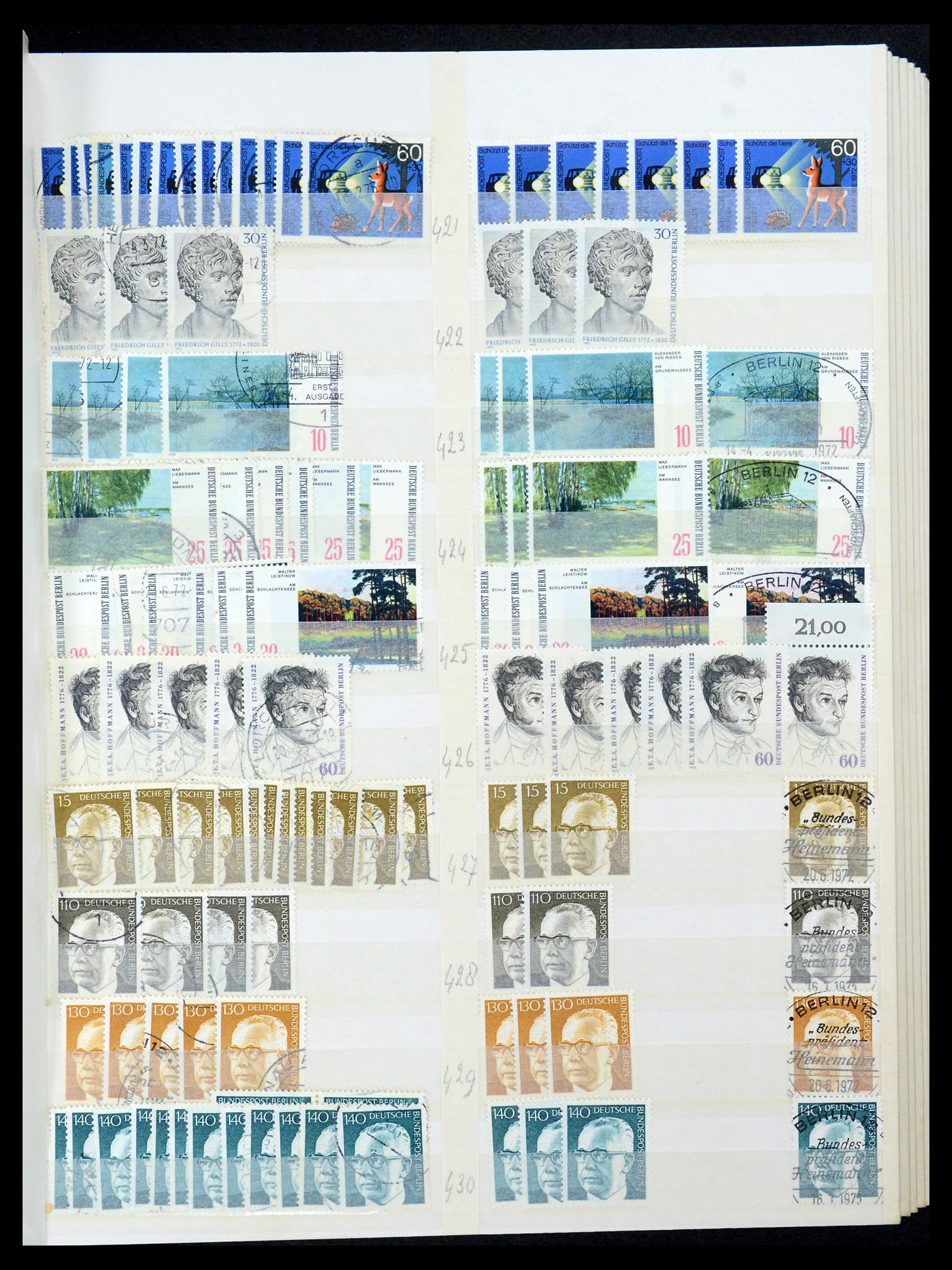 35936 033 - Postzegelverzameling 35936 Berlijn 1948-1990.
