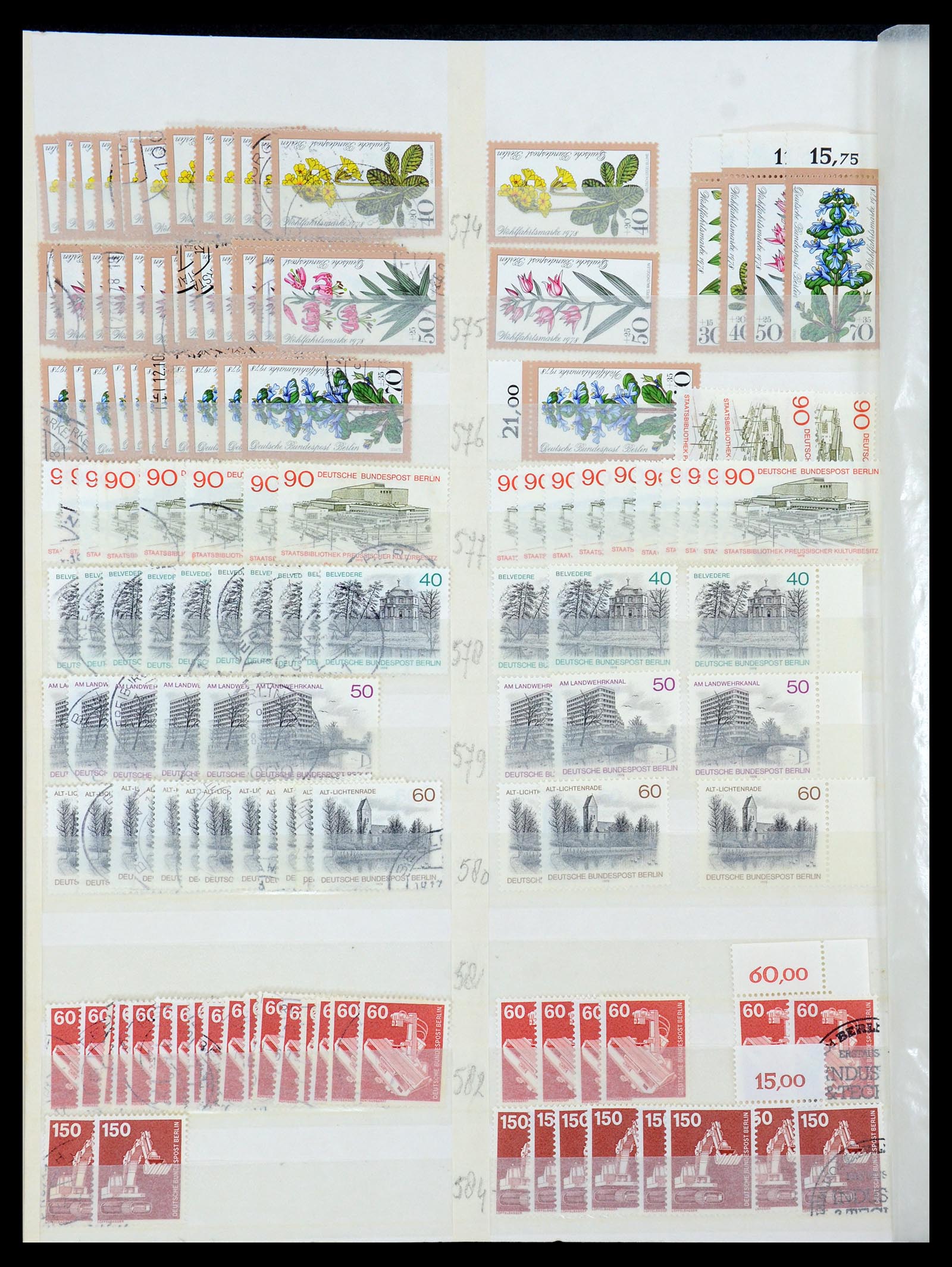 35936 048 - Postzegelverzameling 35936 Berlijn 1948-1990.