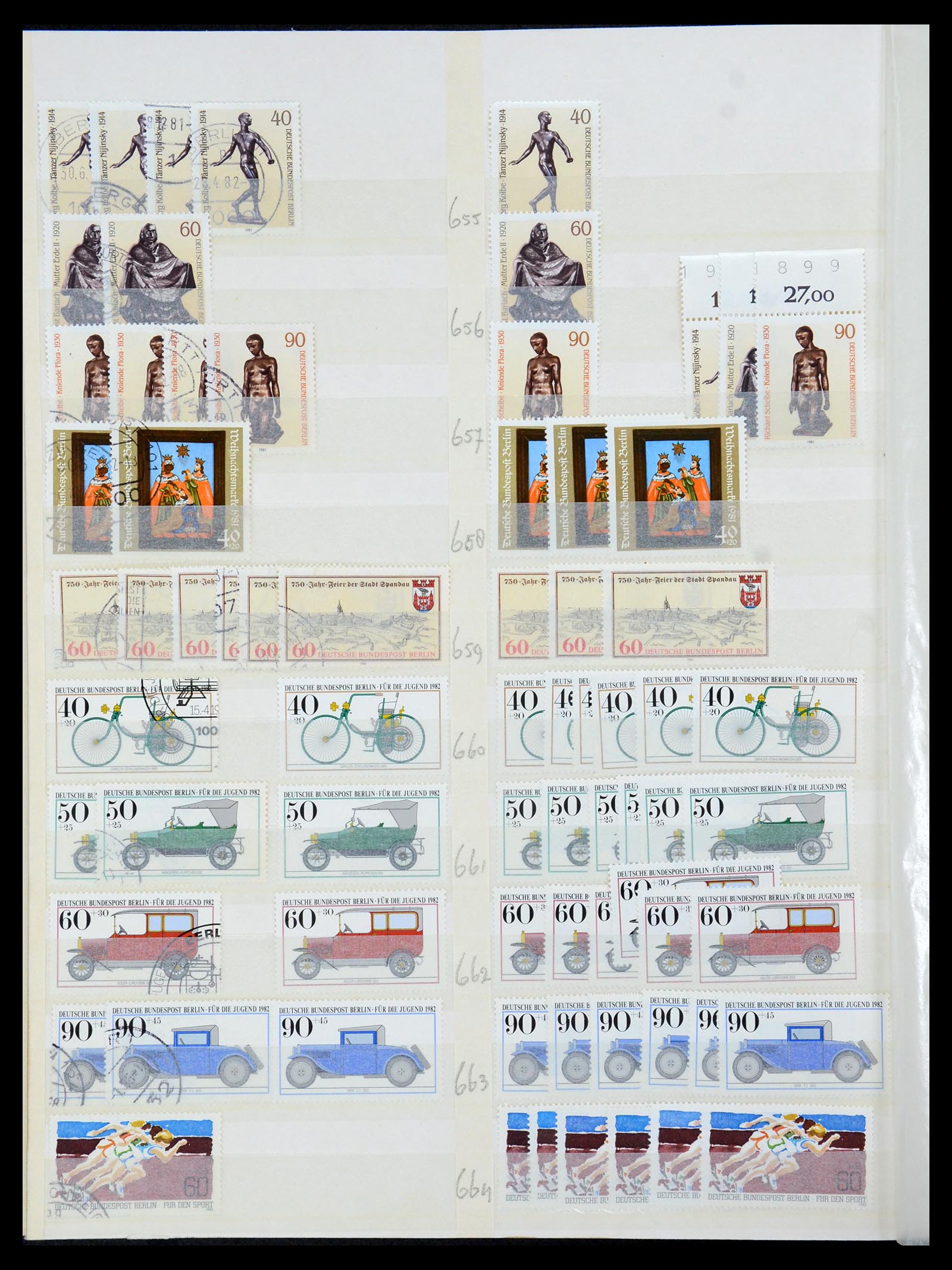 35936 056 - Postzegelverzameling 35936 Berlijn 1948-1990.