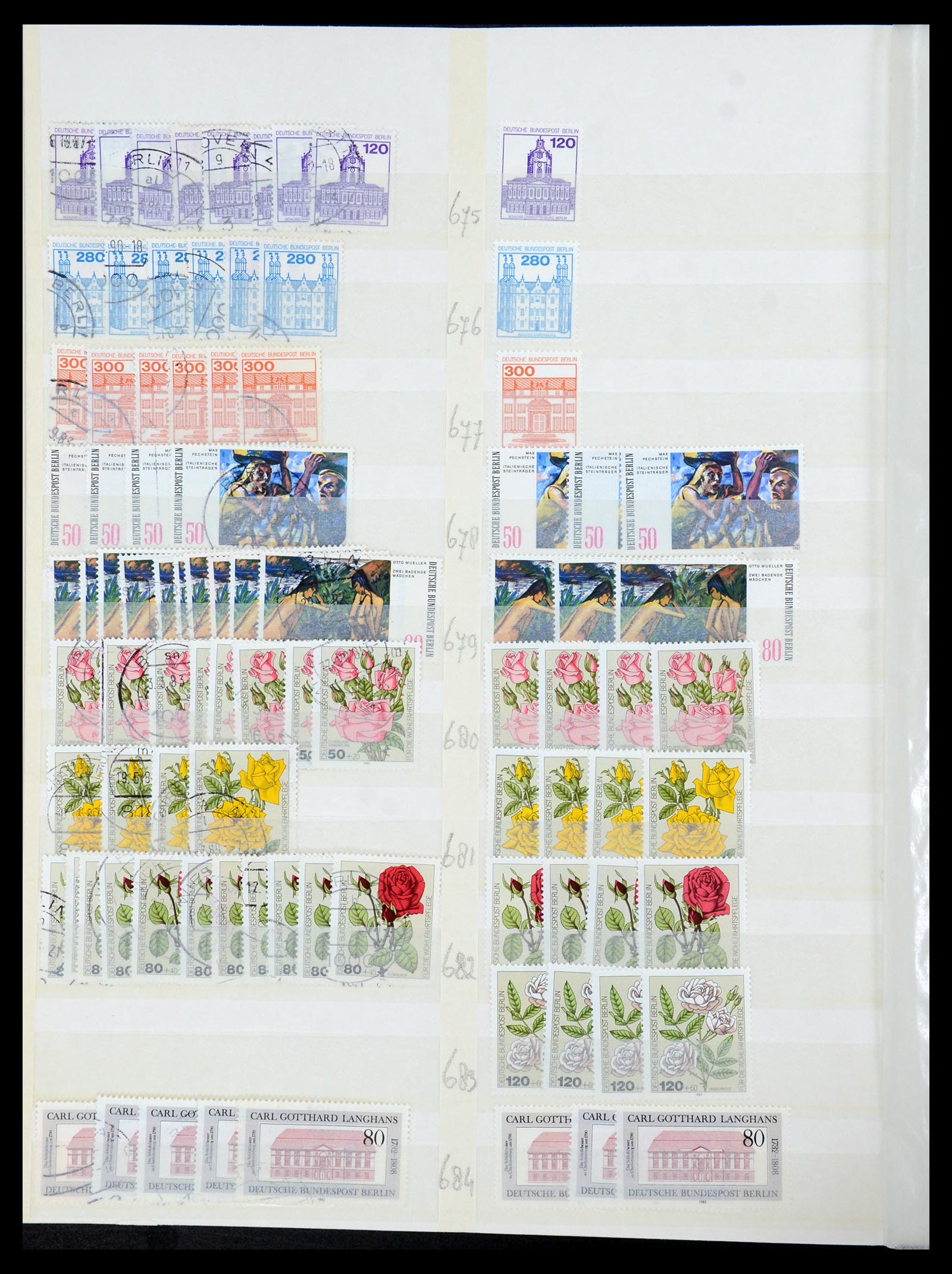 35936 058 - Postzegelverzameling 35936 Berlijn 1948-1990.