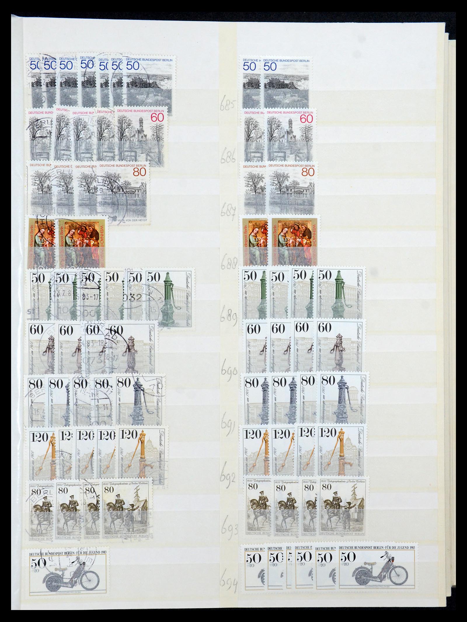 35936 059 - Postzegelverzameling 35936 Berlijn 1948-1990.