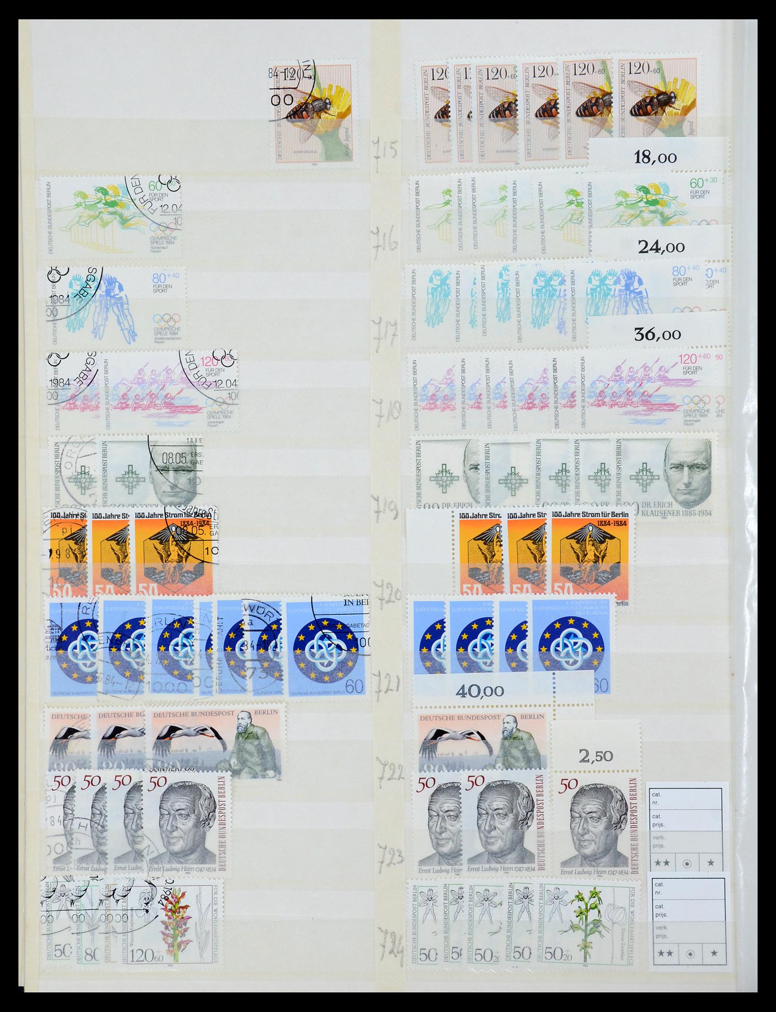 35936 062 - Postzegelverzameling 35936 Berlijn 1948-1990.