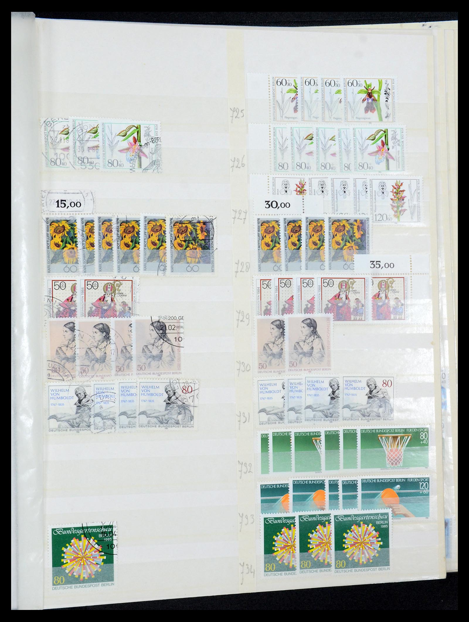 35936 063 - Postzegelverzameling 35936 Berlijn 1948-1990.
