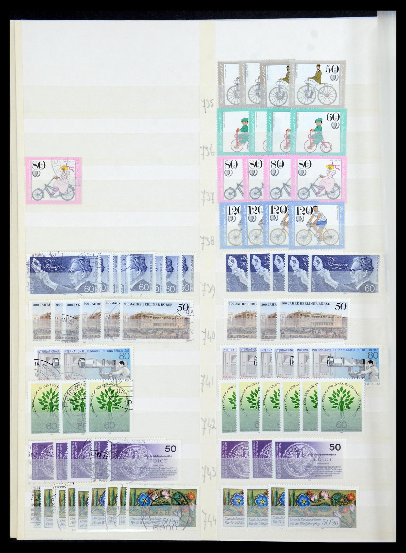 35936 064 - Postzegelverzameling 35936 Berlijn 1948-1990.