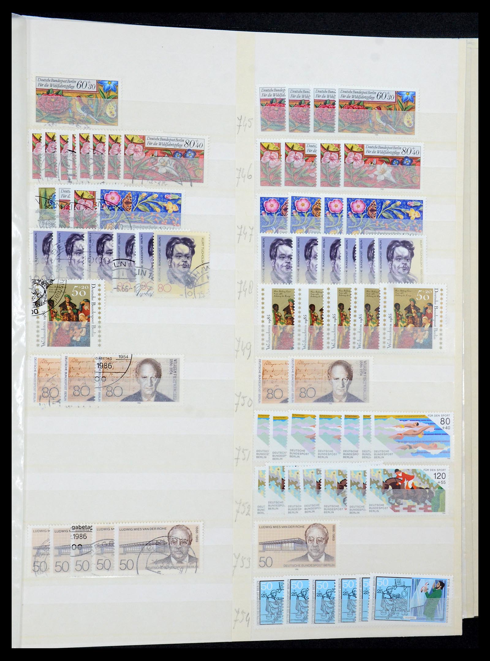 35936 065 - Postzegelverzameling 35936 Berlijn 1948-1990.